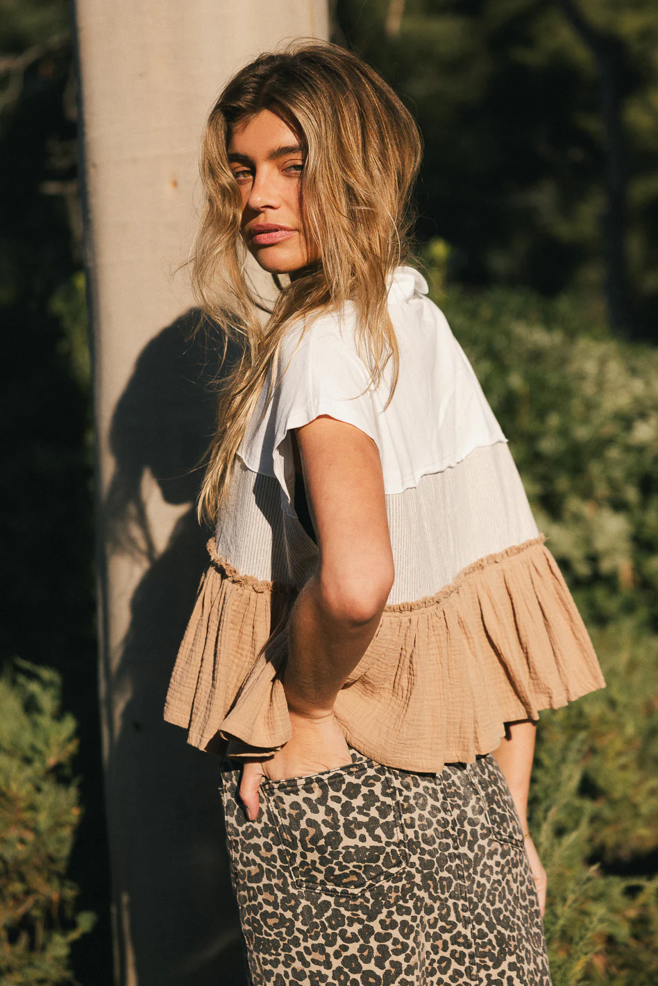 Lainey Contrast Top - FINAL SALE - Image 3