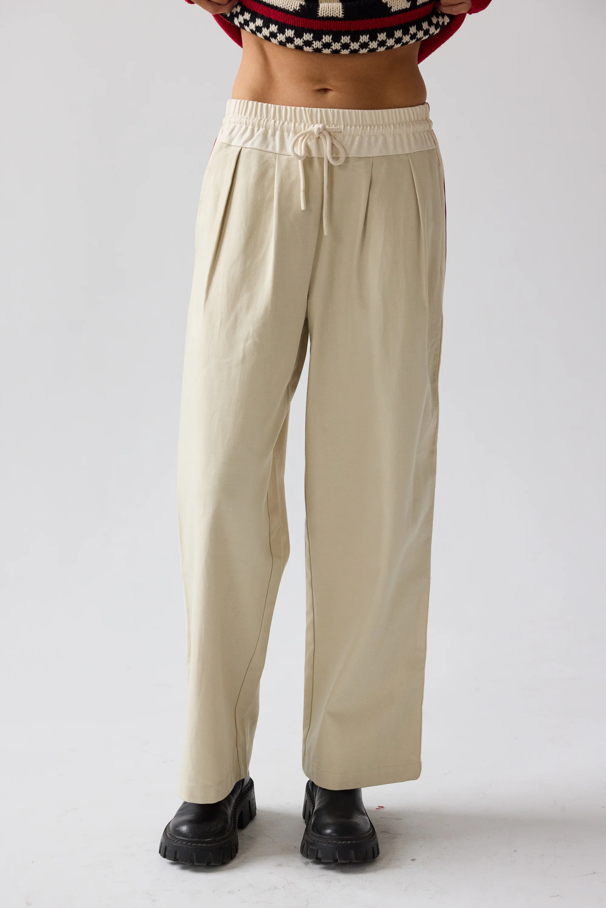 Landon Striped Wide Leg Pants - FINAL SALE - Image 5