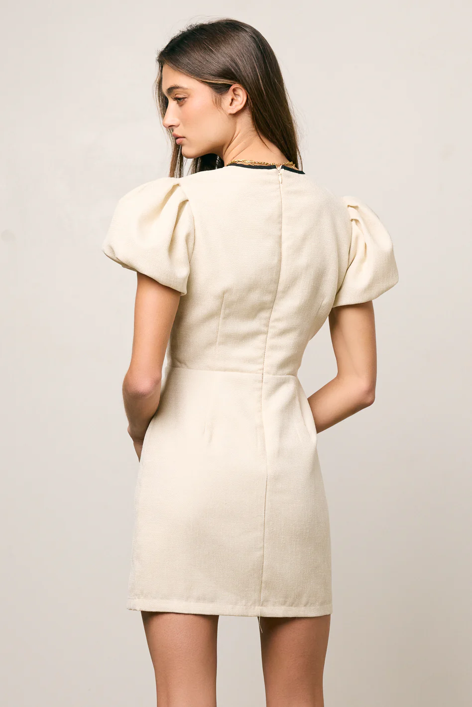 Laura Bow Mini Dress - FINAL SALE - Image 2