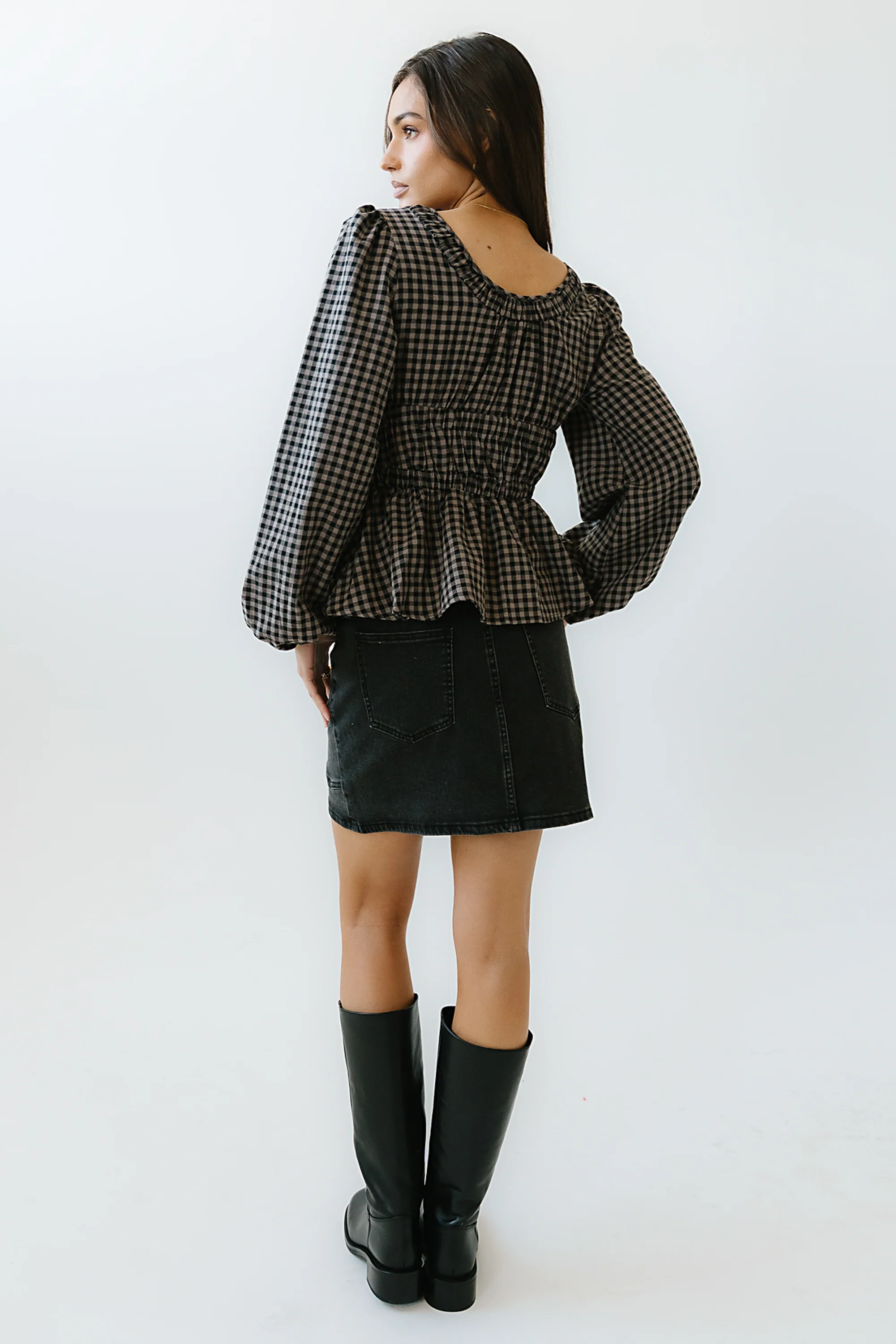 Laurel Denim Mini Skirt - FINAL SALE - Image 9