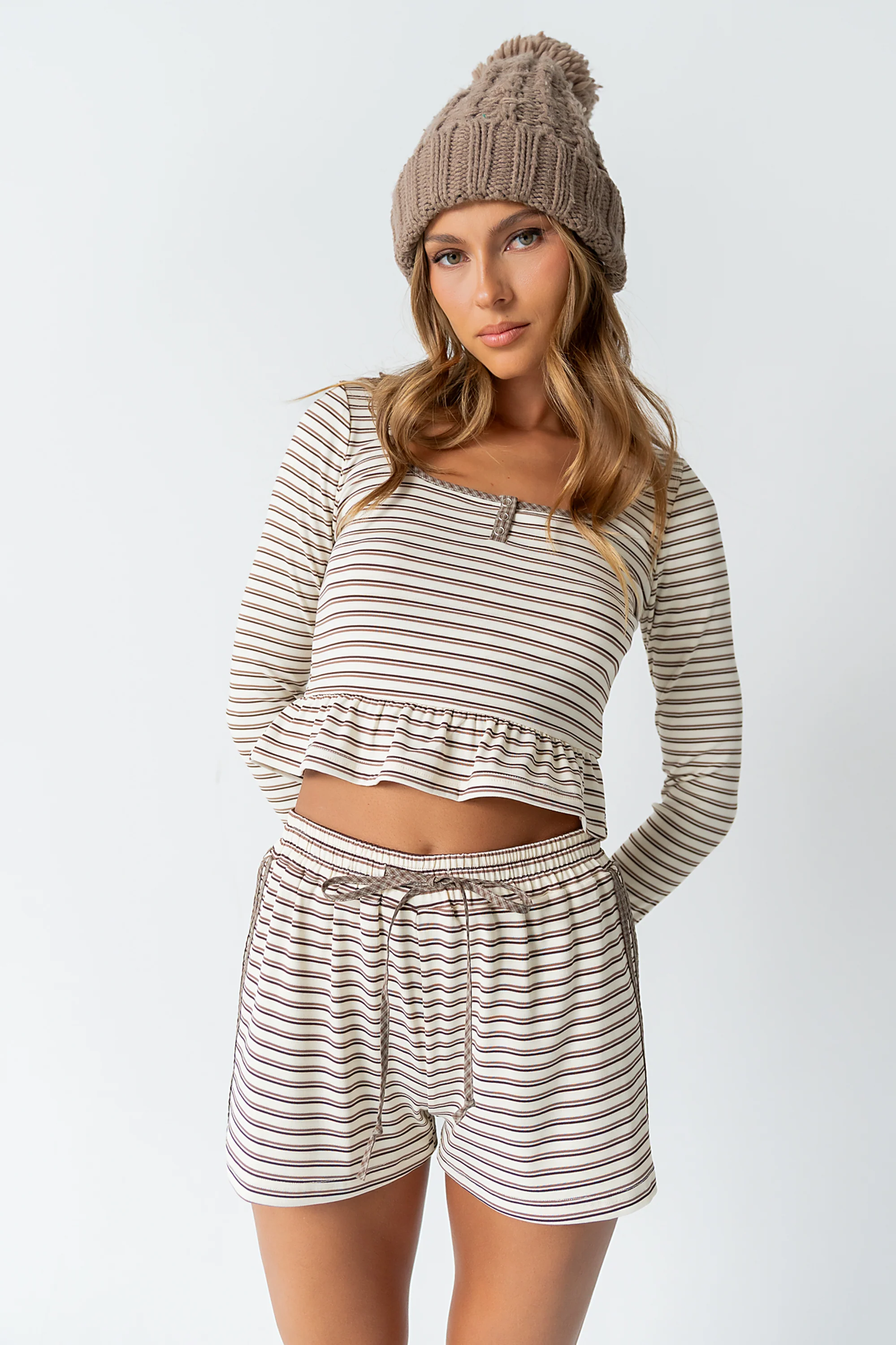Laylin Striped Shorts - FINAL SALE - Image 6