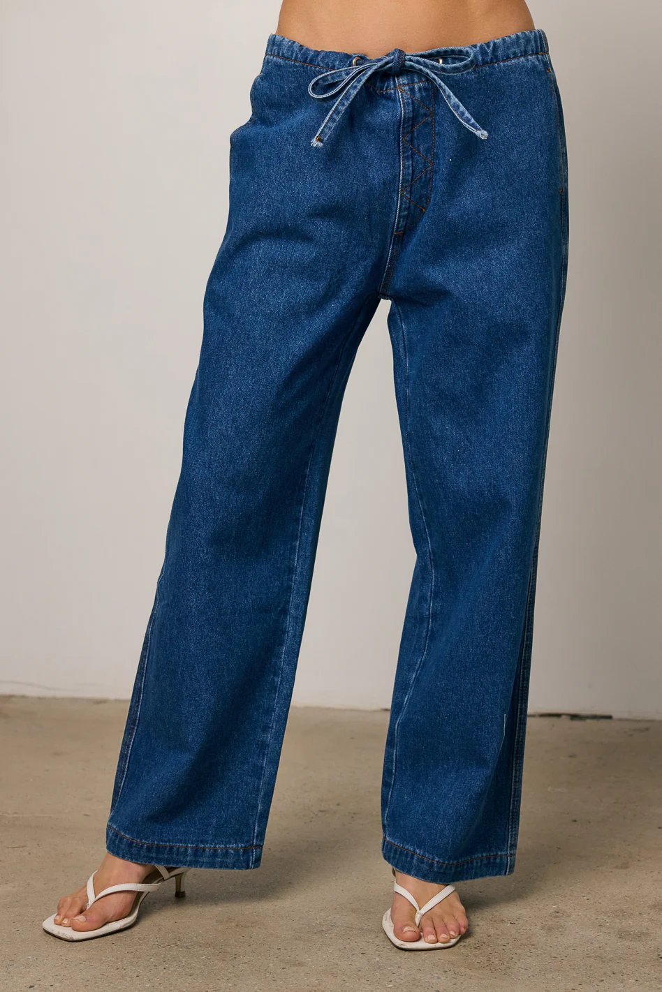 Lena Oversized Denim Pants - FINAL SALE - Image 6