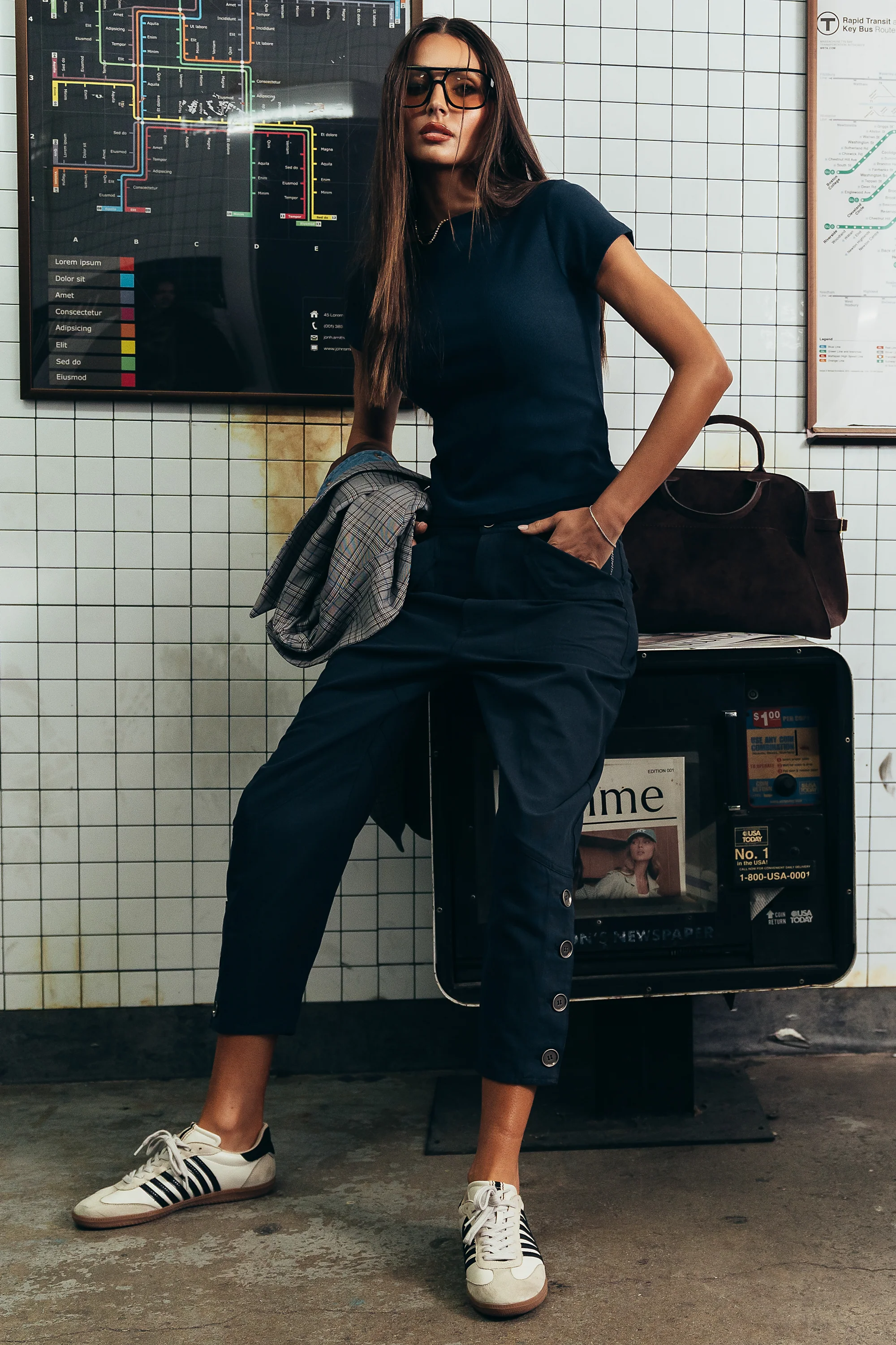 Lennie Cropped Barrel Pants