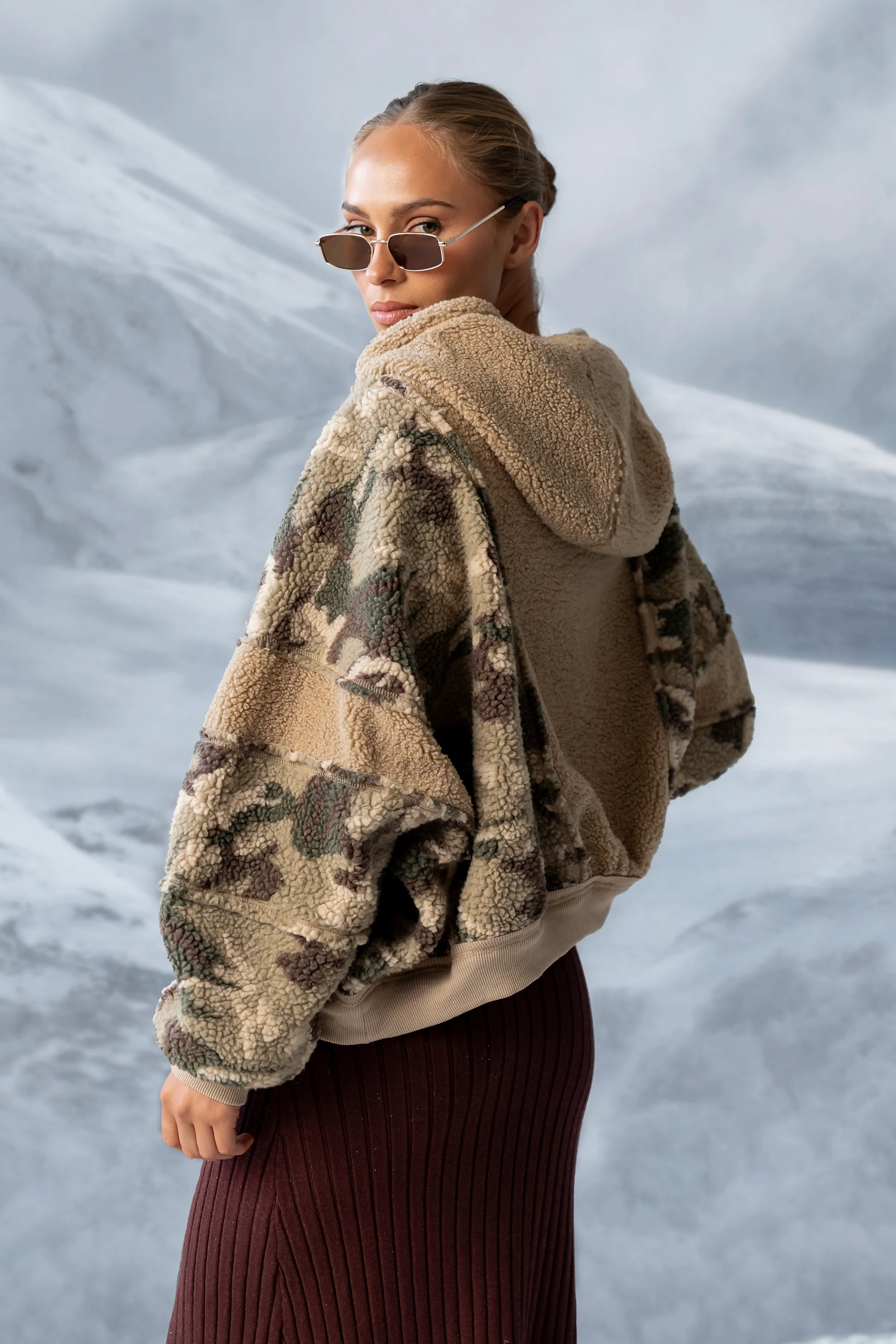 Lennox Oversized Sherpa Jacket - FINAL SALE - Image 6