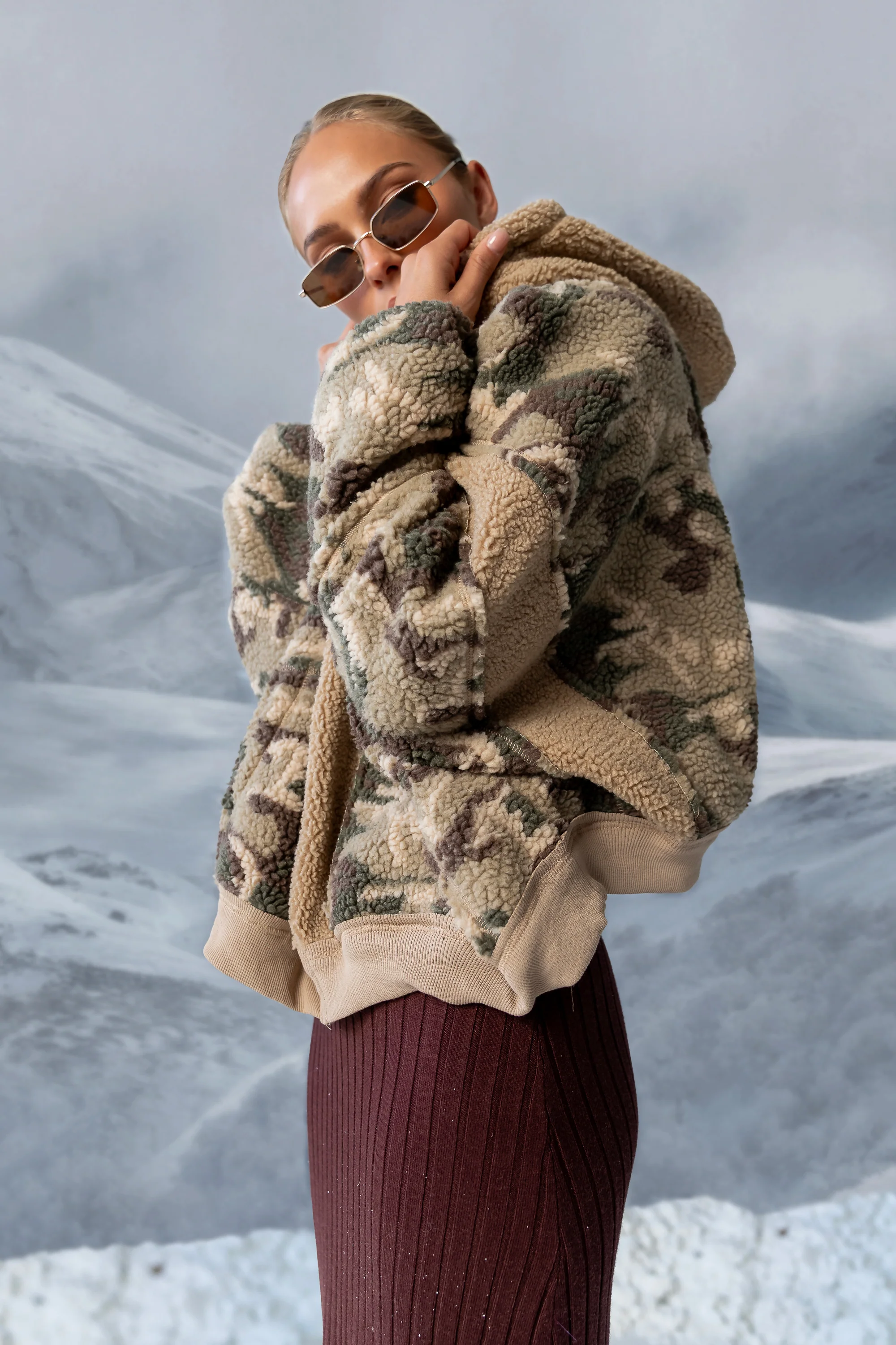 Lennox Oversized Sherpa Jacket - FINAL SALE - Image 7