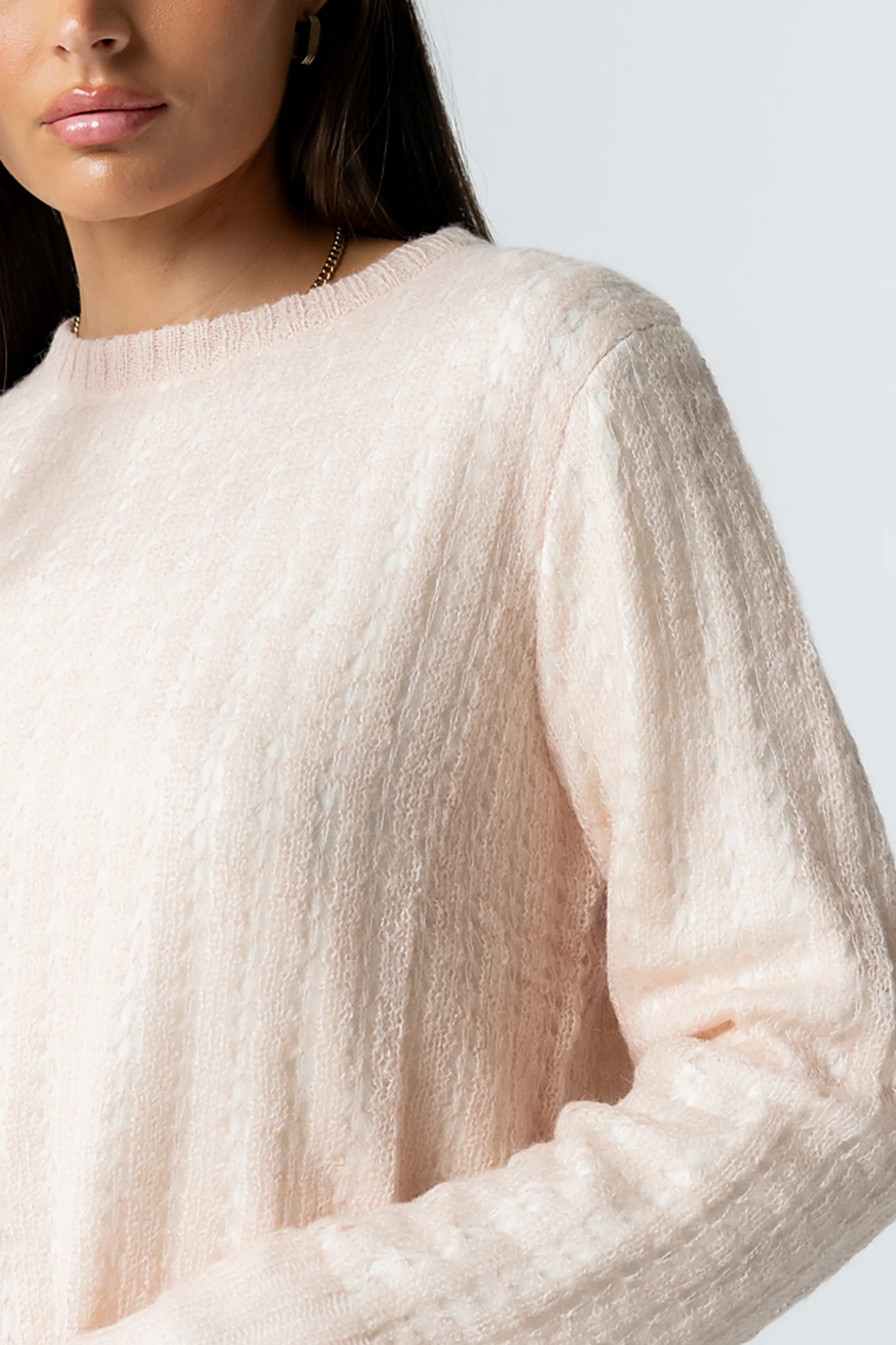 Leo Layered Sweater in Pink - FINAL SALE - Image 6