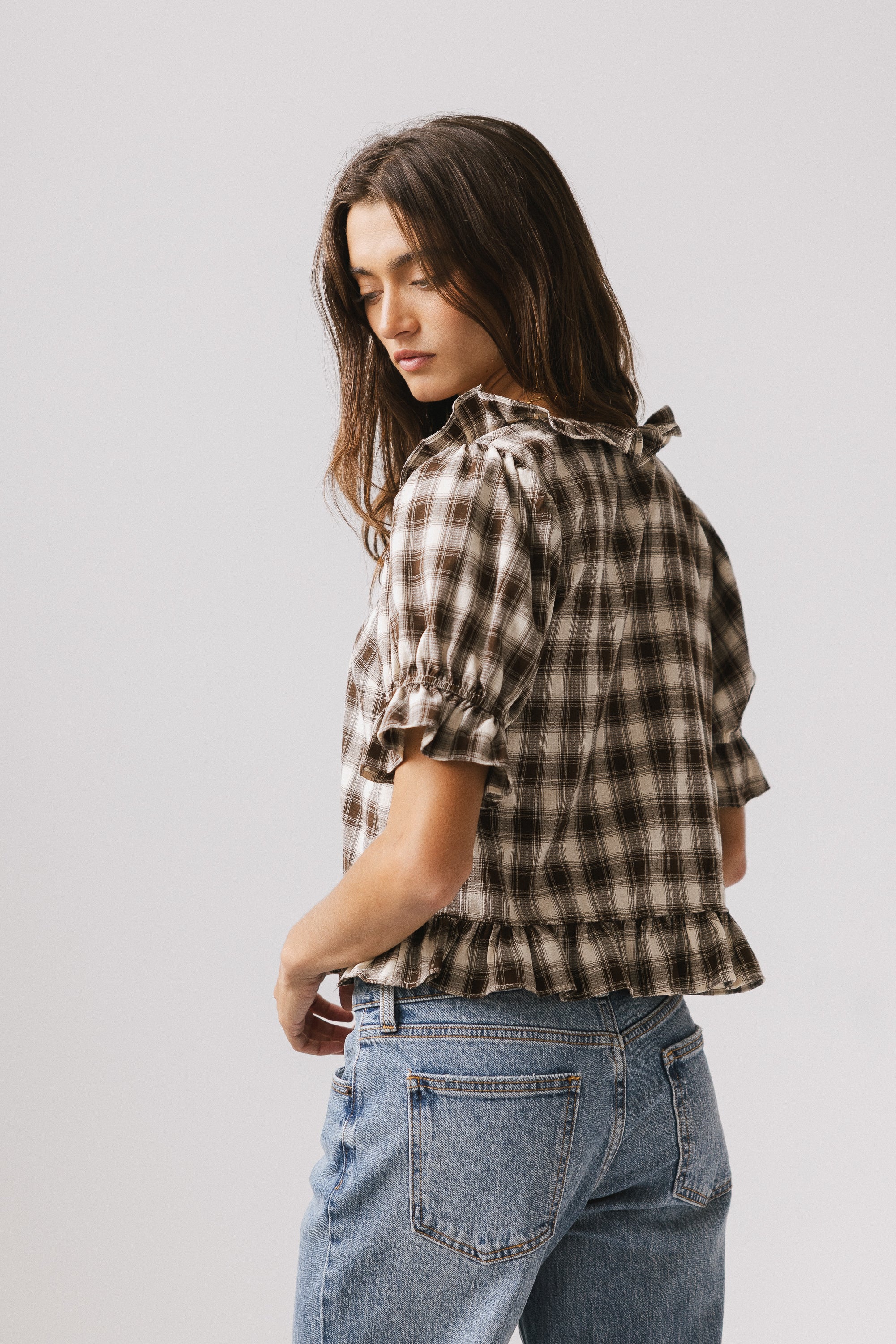 Liam Plaid Blouse - Image 2