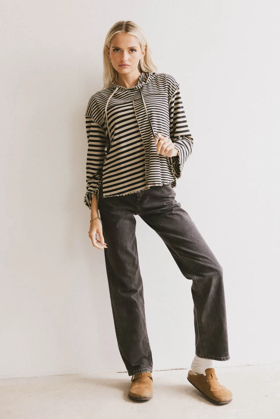 Libby Striped Hoodie - FINAL SALE - Image 4