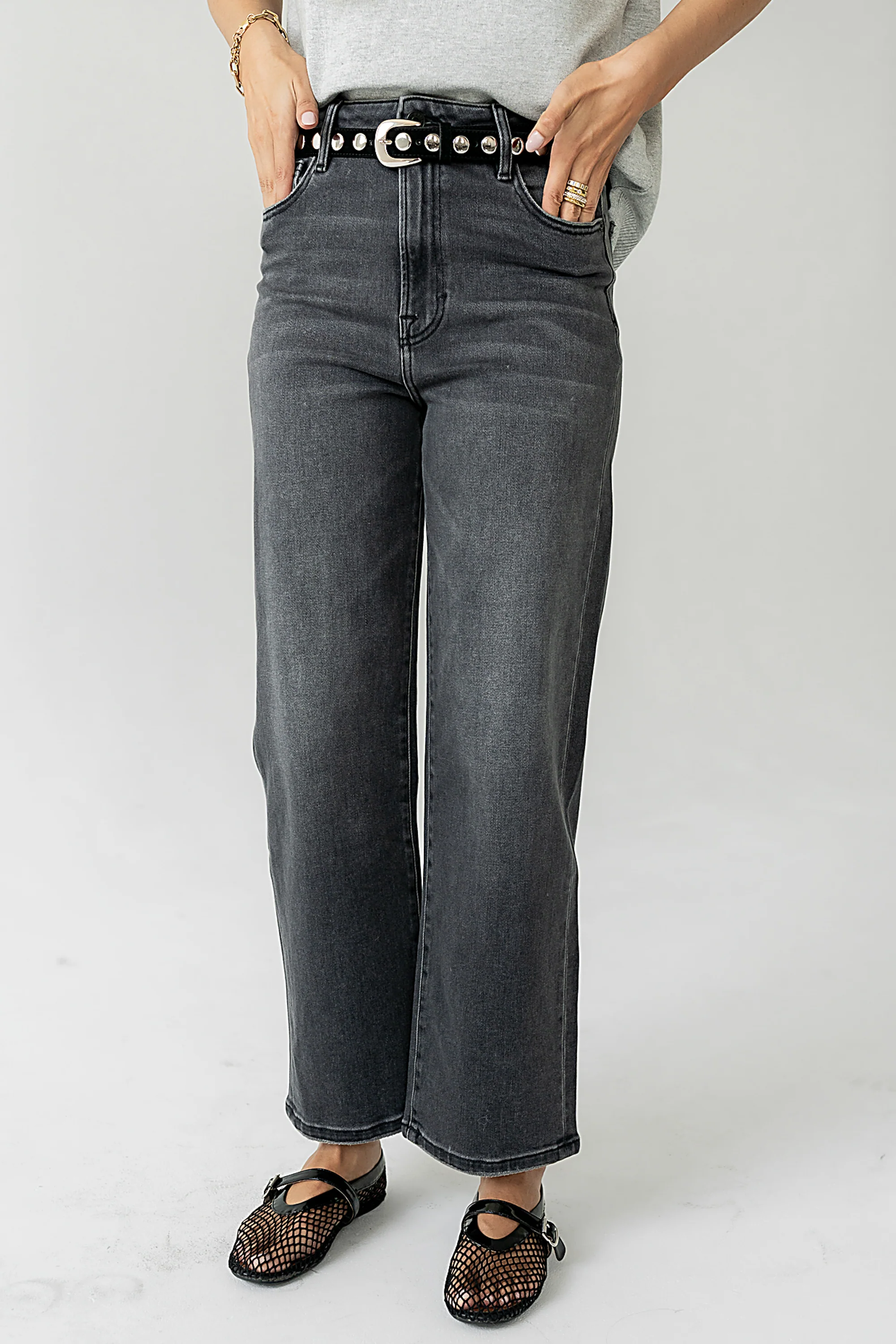 Lilah Studded Belt in Black - Image 8