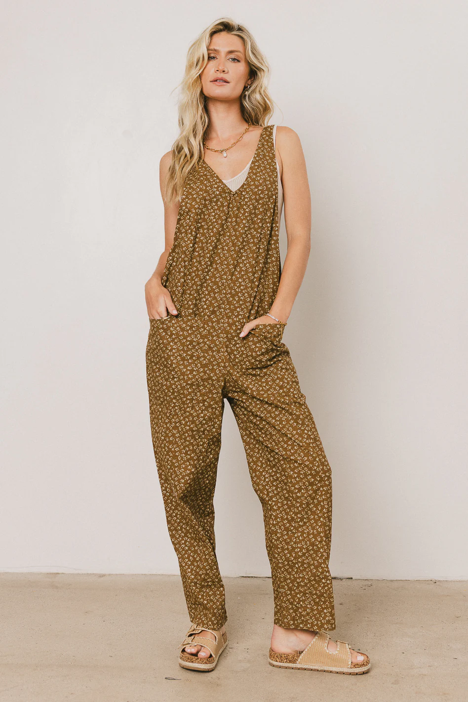 Lillian Floral Overalls - FINAL SALE - Image 2