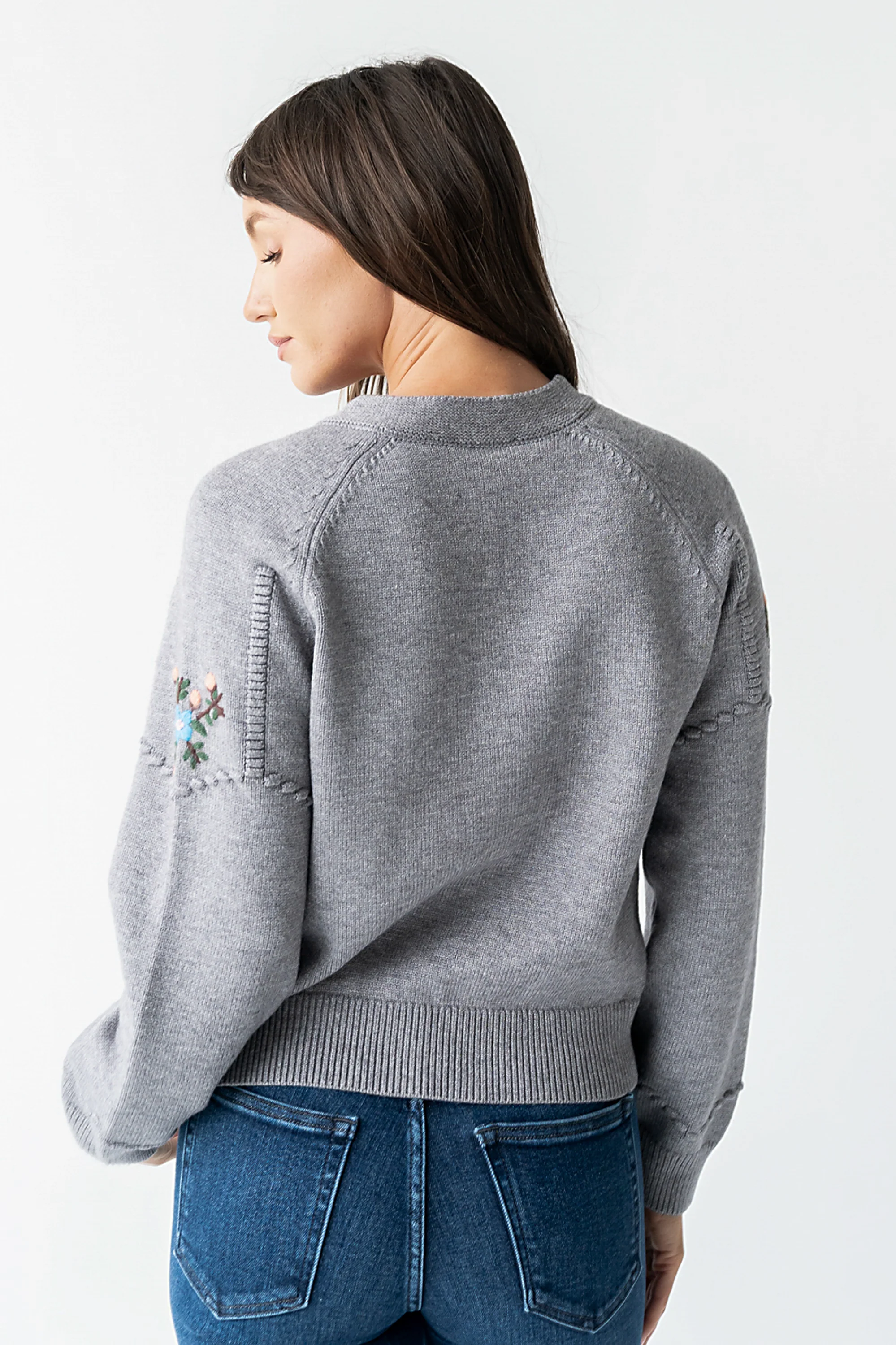Lindsay Embroidered Cardigan - Image 2