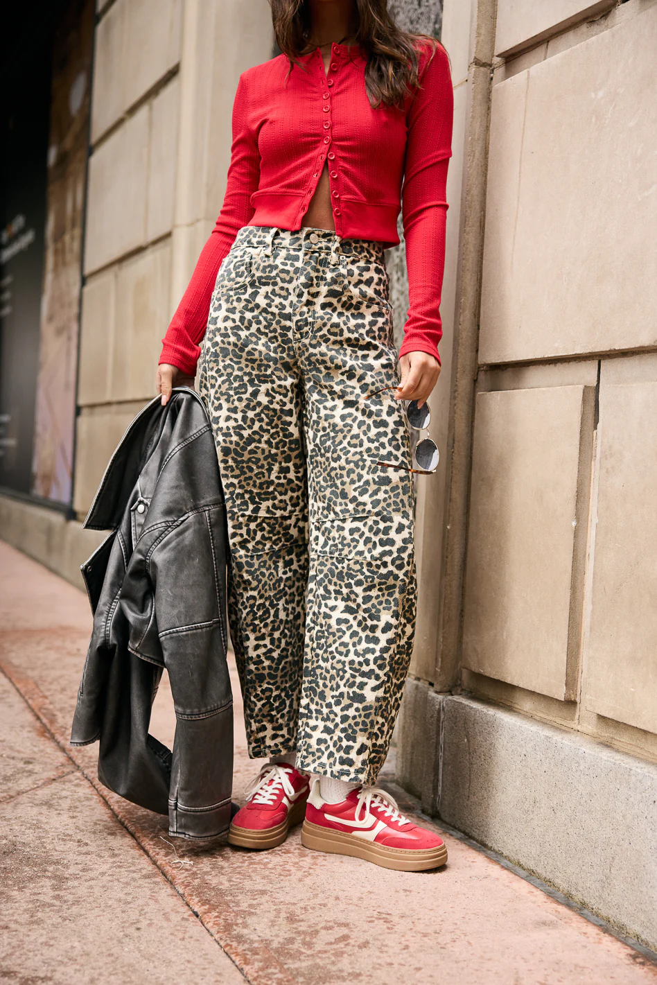 Lisette Barrel Jean in Leopard - FINAL SALE - Image 8