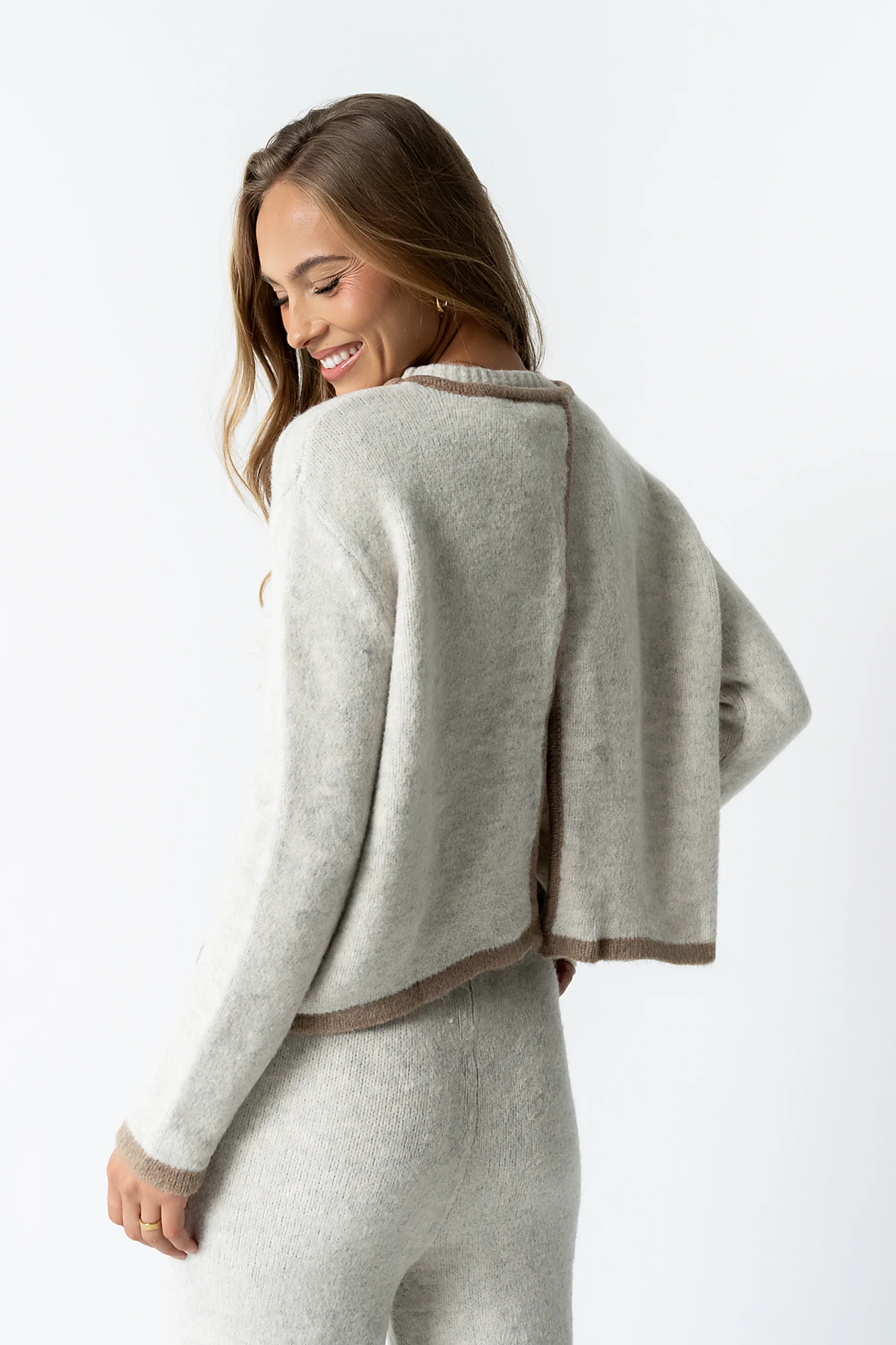 Livy Contrast Sweater - FINAL SALE - Image 4