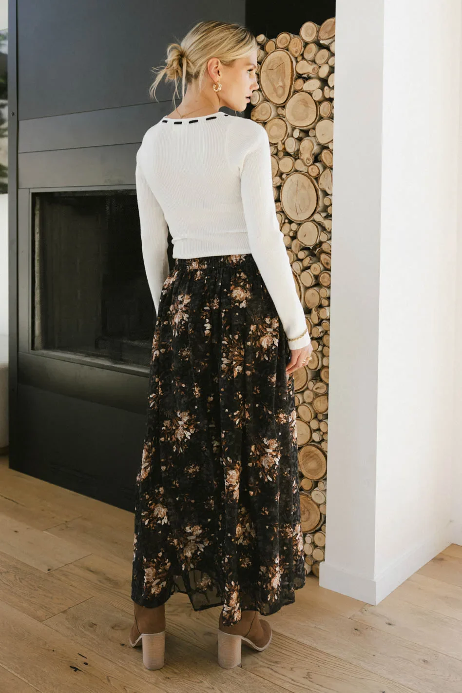 Llara Floral Maxi Skirt - FINAL SALE - Image 3