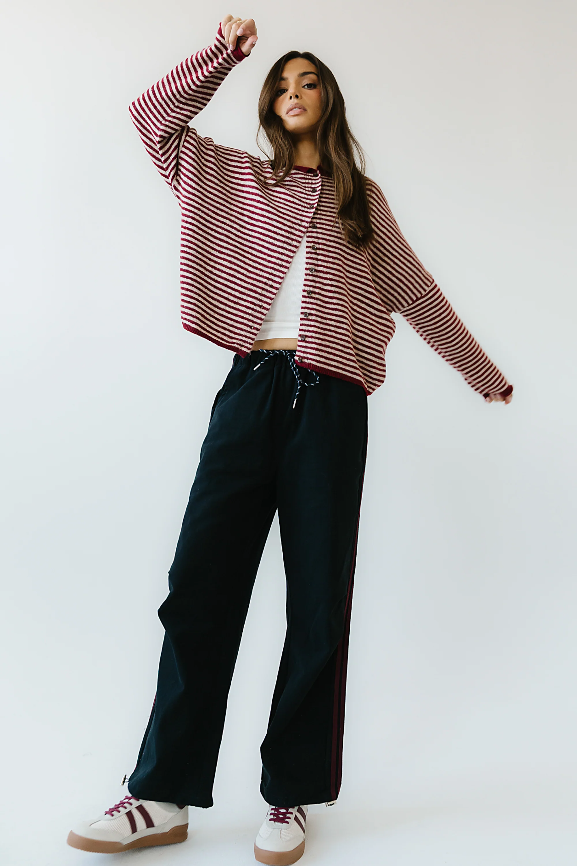 Lola Striped Sweater in Red - FINAL SALE - Image 2