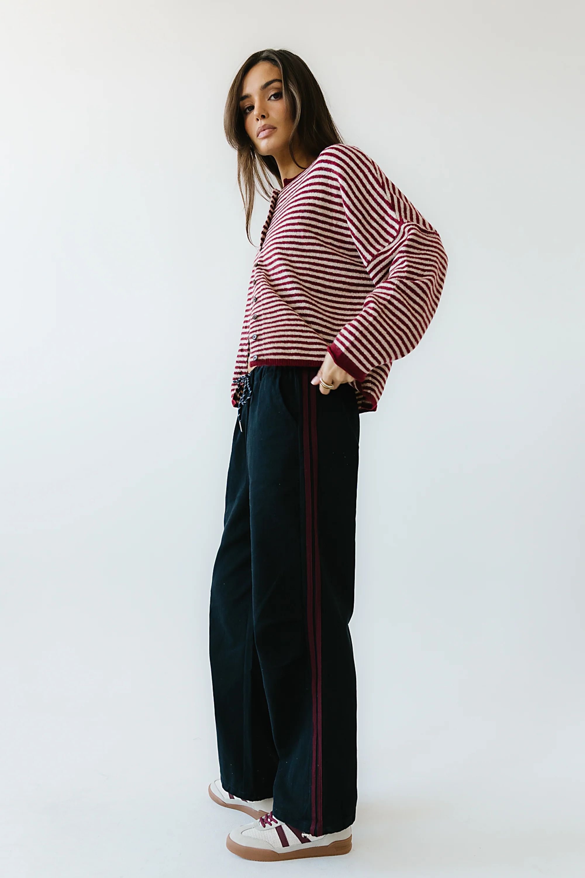 Lola Striped Sweater in Red - FINAL SALE - Image 5