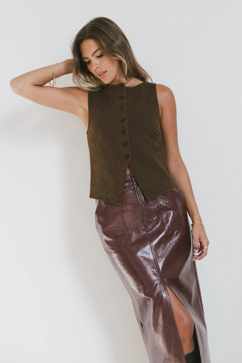 Louella Leopard Vest - FINAL SALE - Image 4
