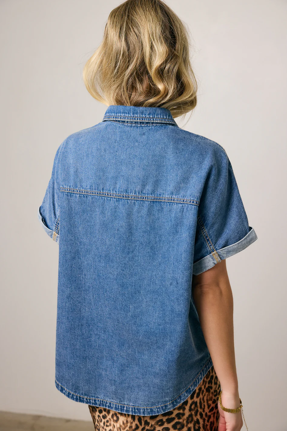 Luca Denim Button Up - FINAL SALE - Image 10