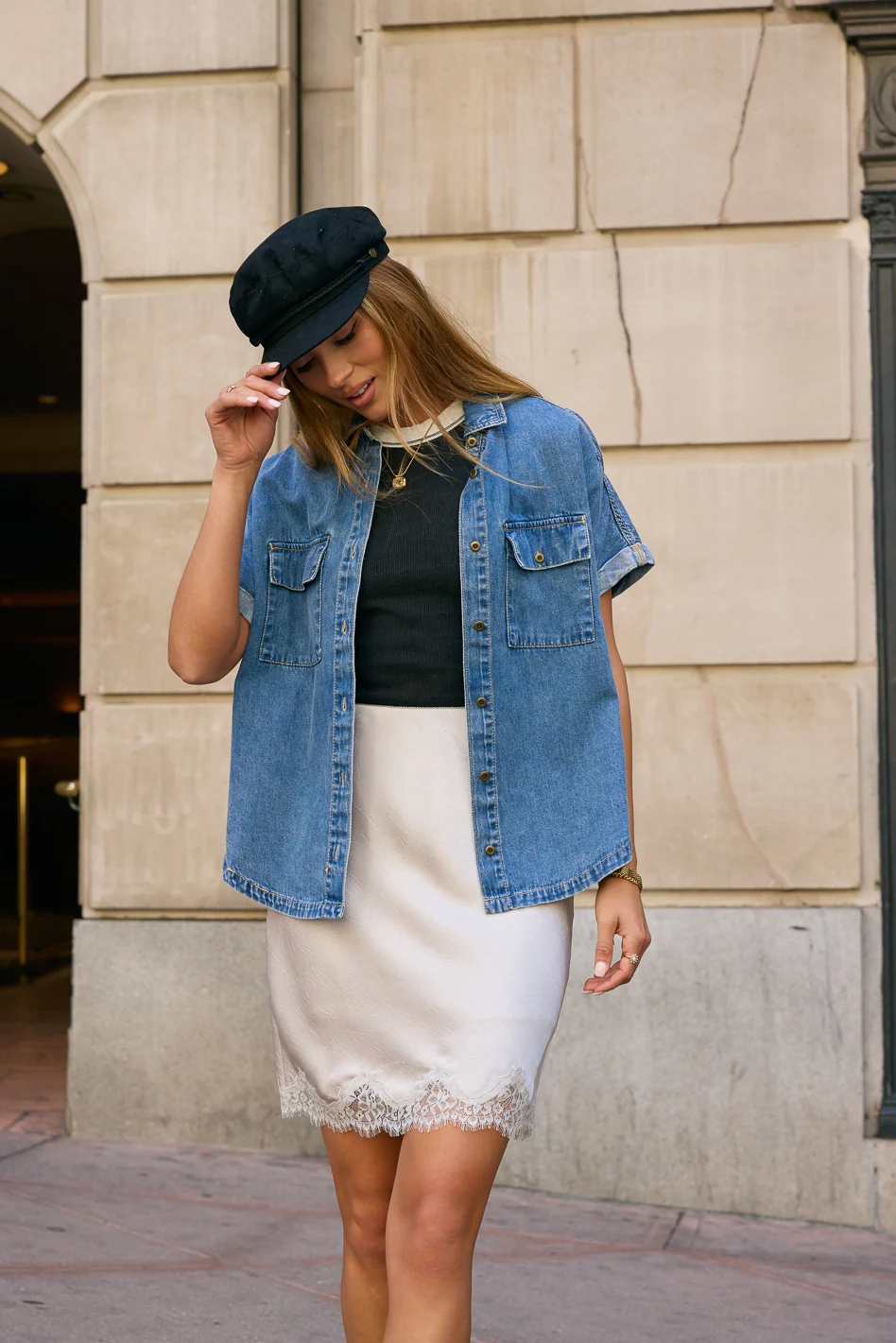 Luca Denim Button Up - FINAL SALE - Image 6