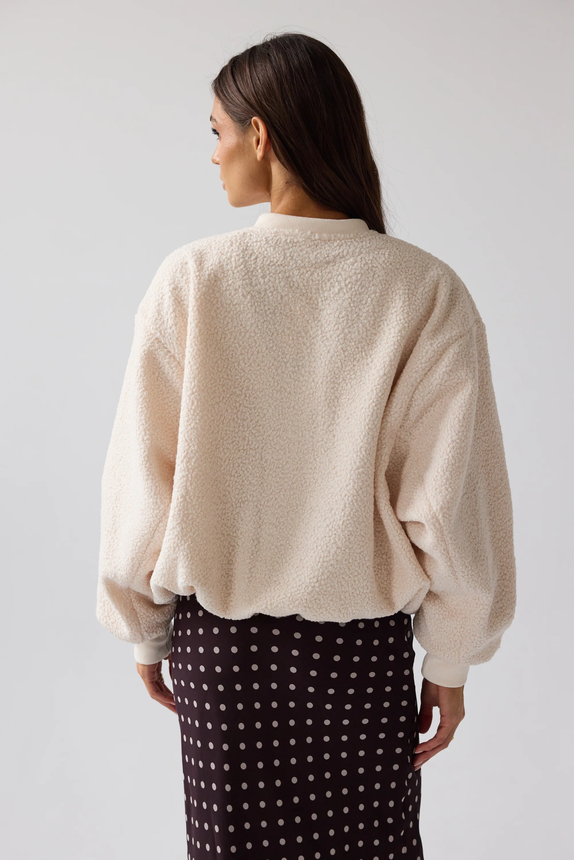 Lucie Sherpa Bomber Jacket - Image 6