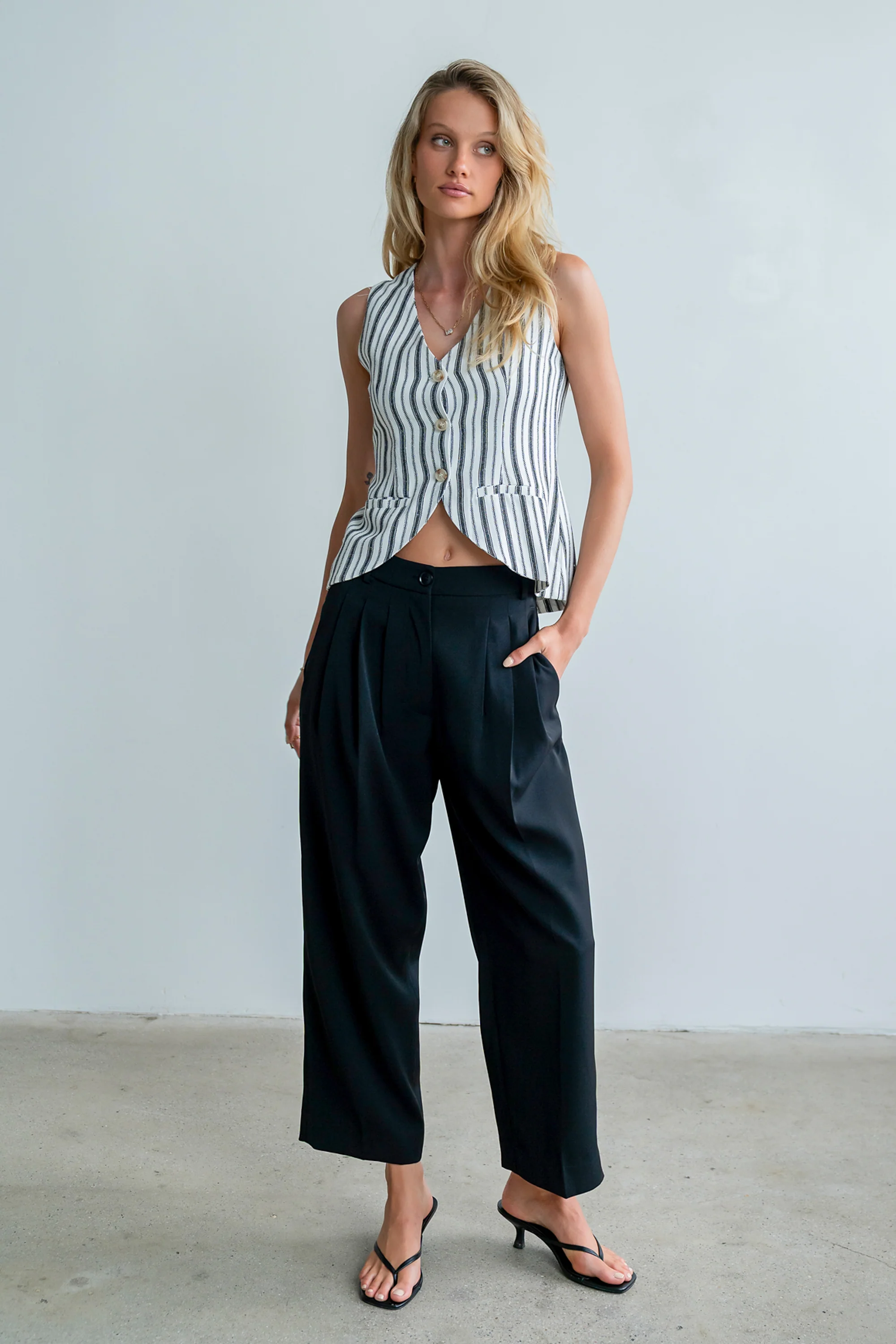 Lucy Vest in Black - Image 7