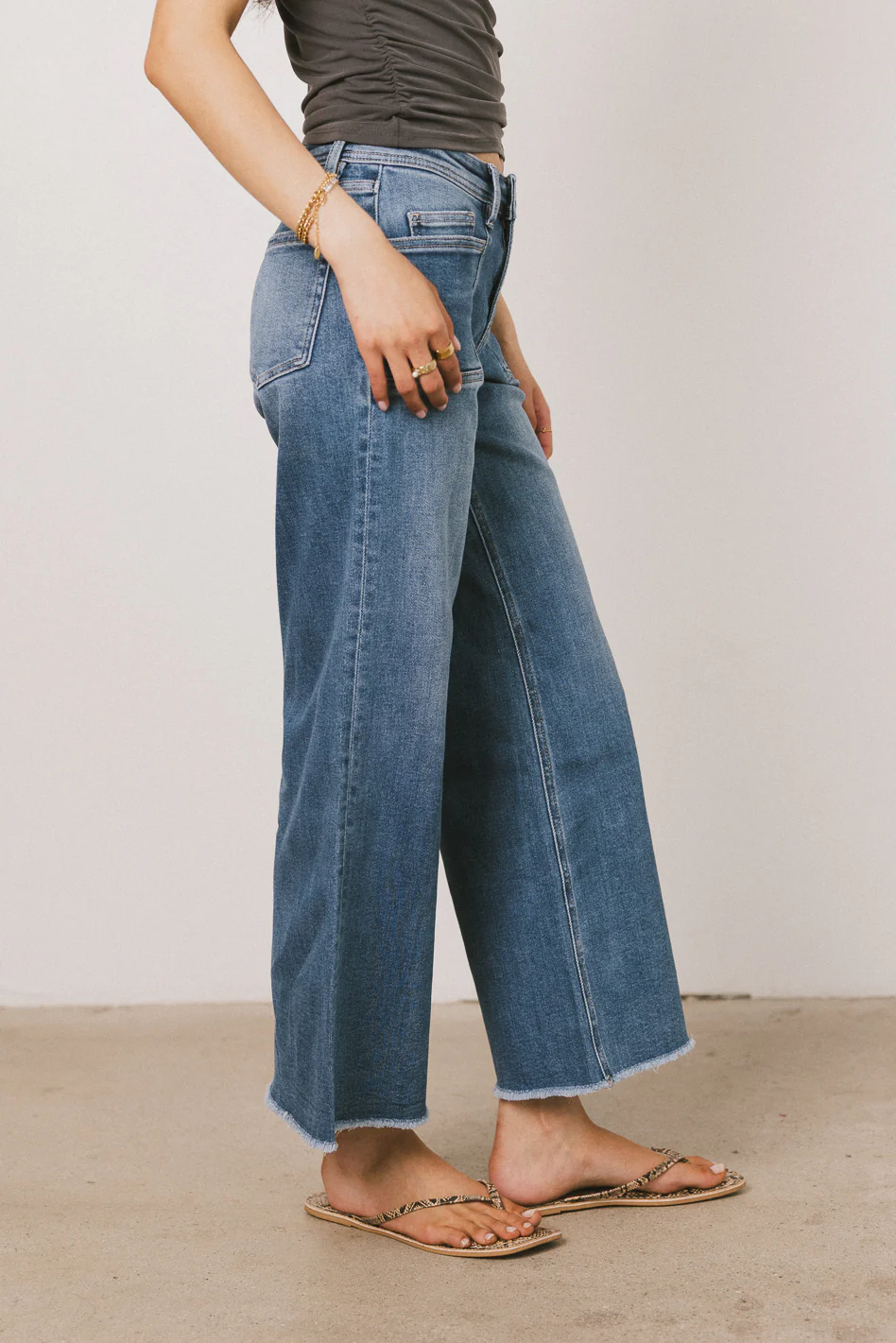 Lucy Wide Leg Jeans - FINAL SALE - Image 3