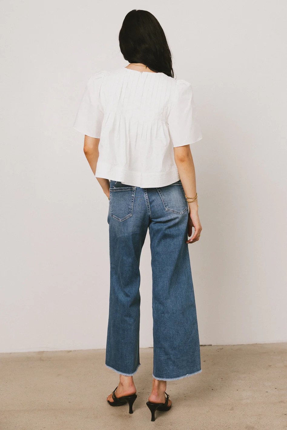 Lucy Wide Leg Jeans - FINAL SALE - Image 4