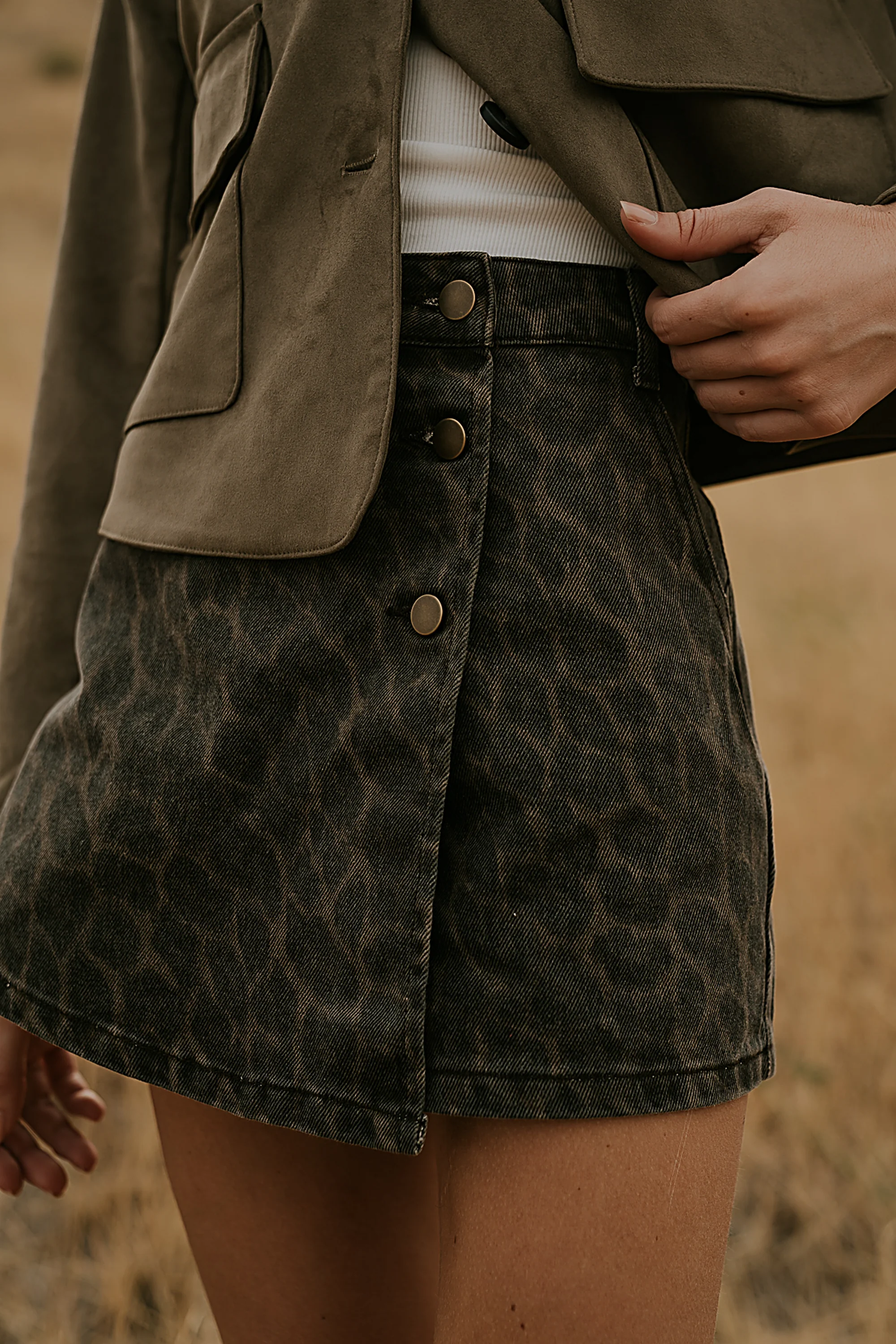 Luka Leopard Mini Skort - FINAL SALE - Image 3