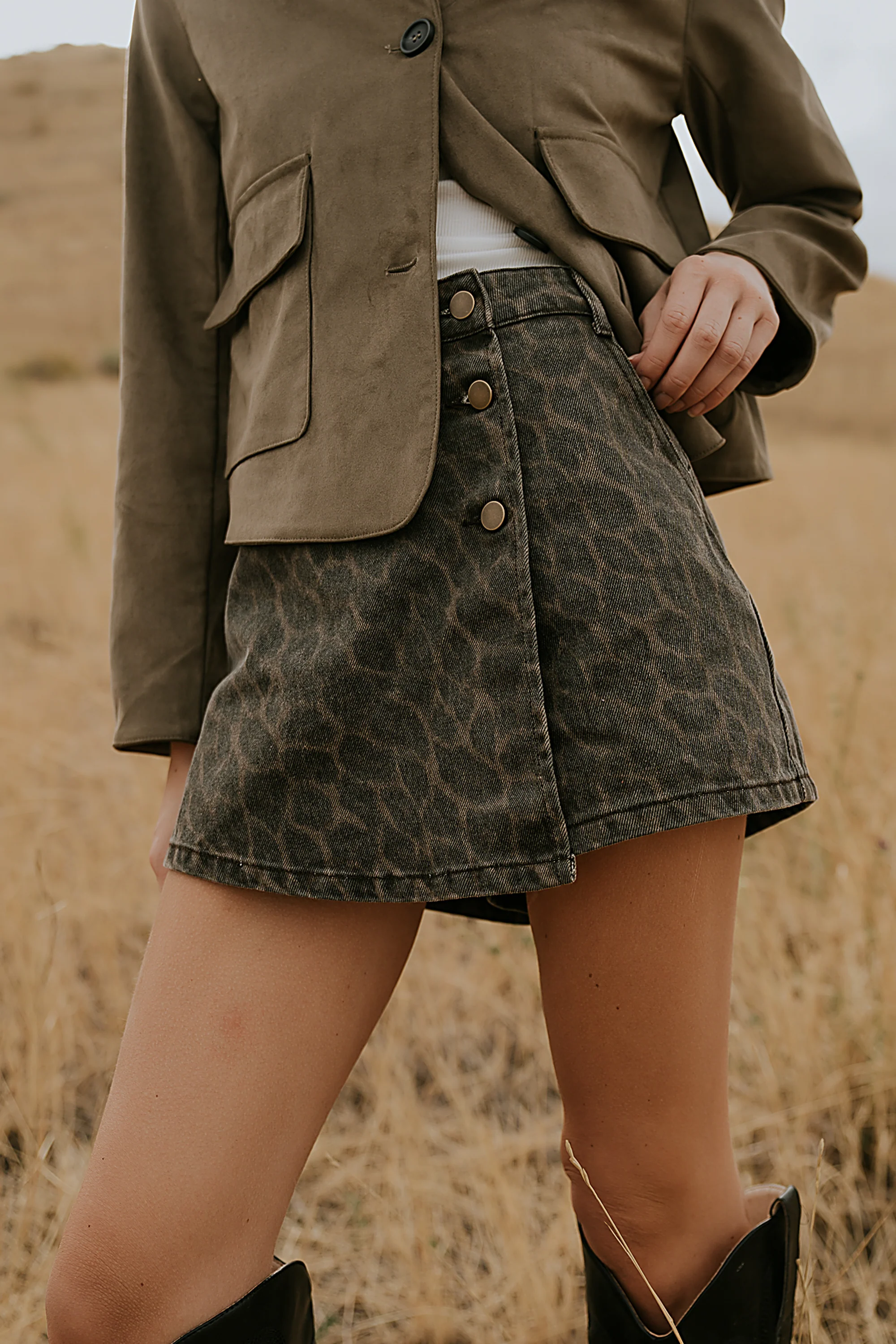 Luka Leopard Mini Skort - FINAL SALE - Image 5
