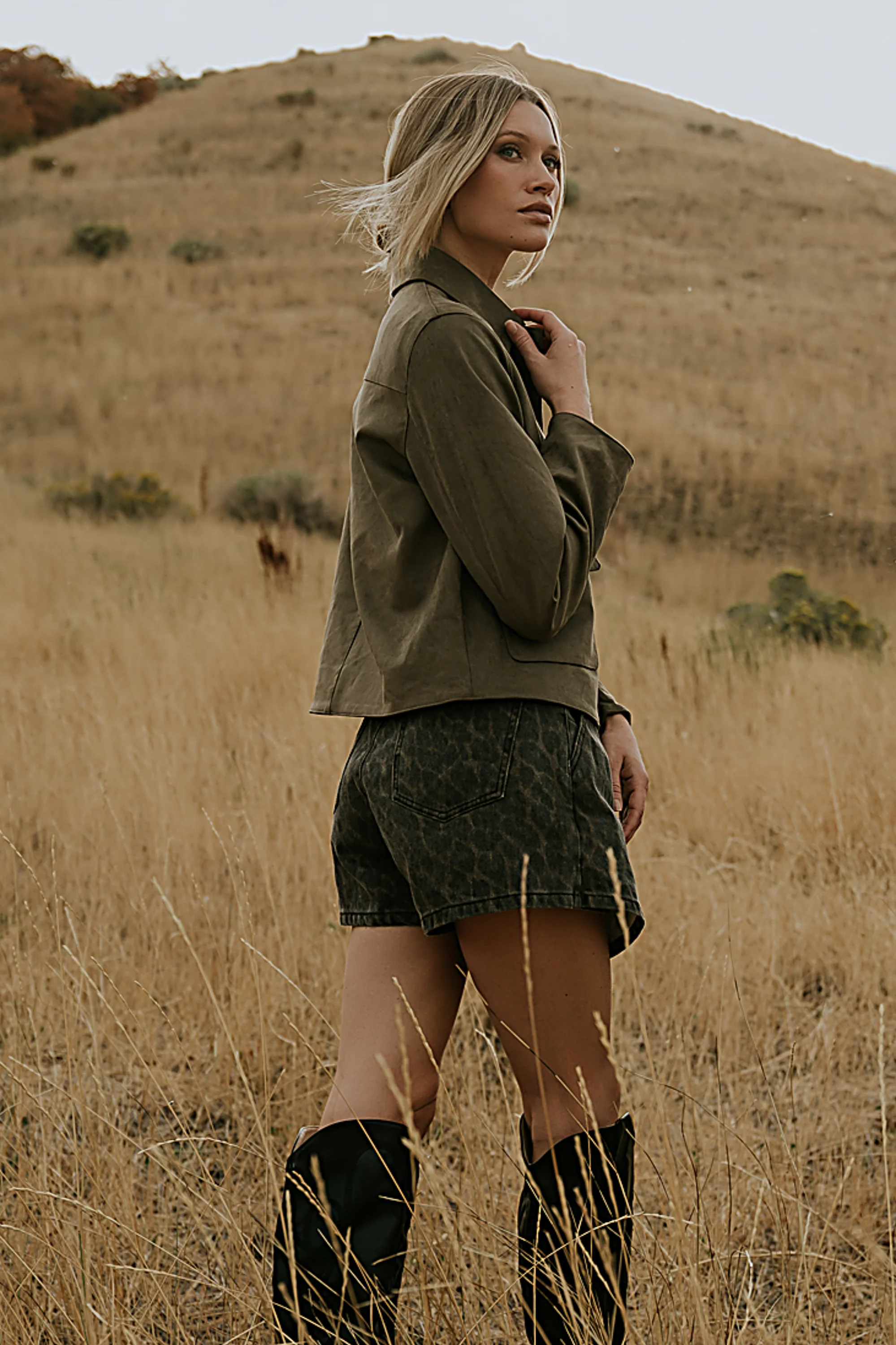 Luka Leopard Mini Skort - FINAL SALE - Image 6