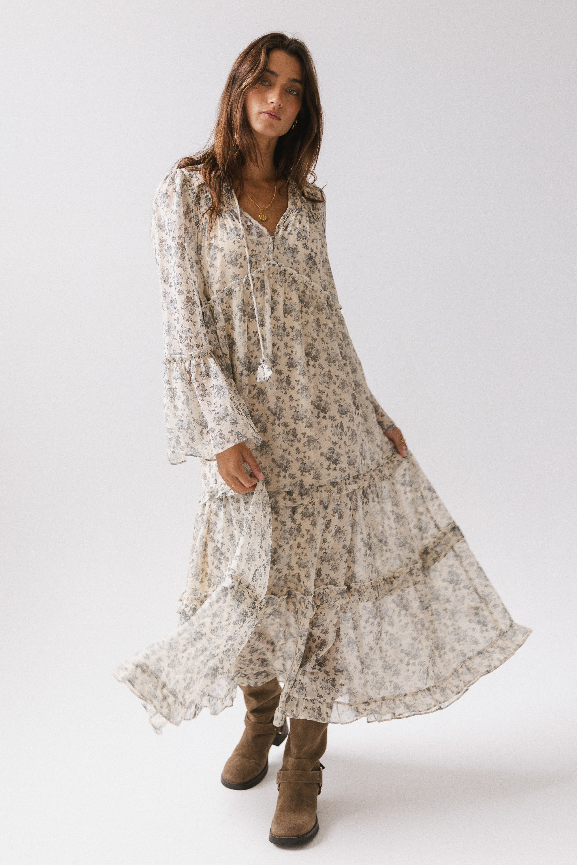 Luna Floral Maxi Dress - FINAL SALE - Image 2