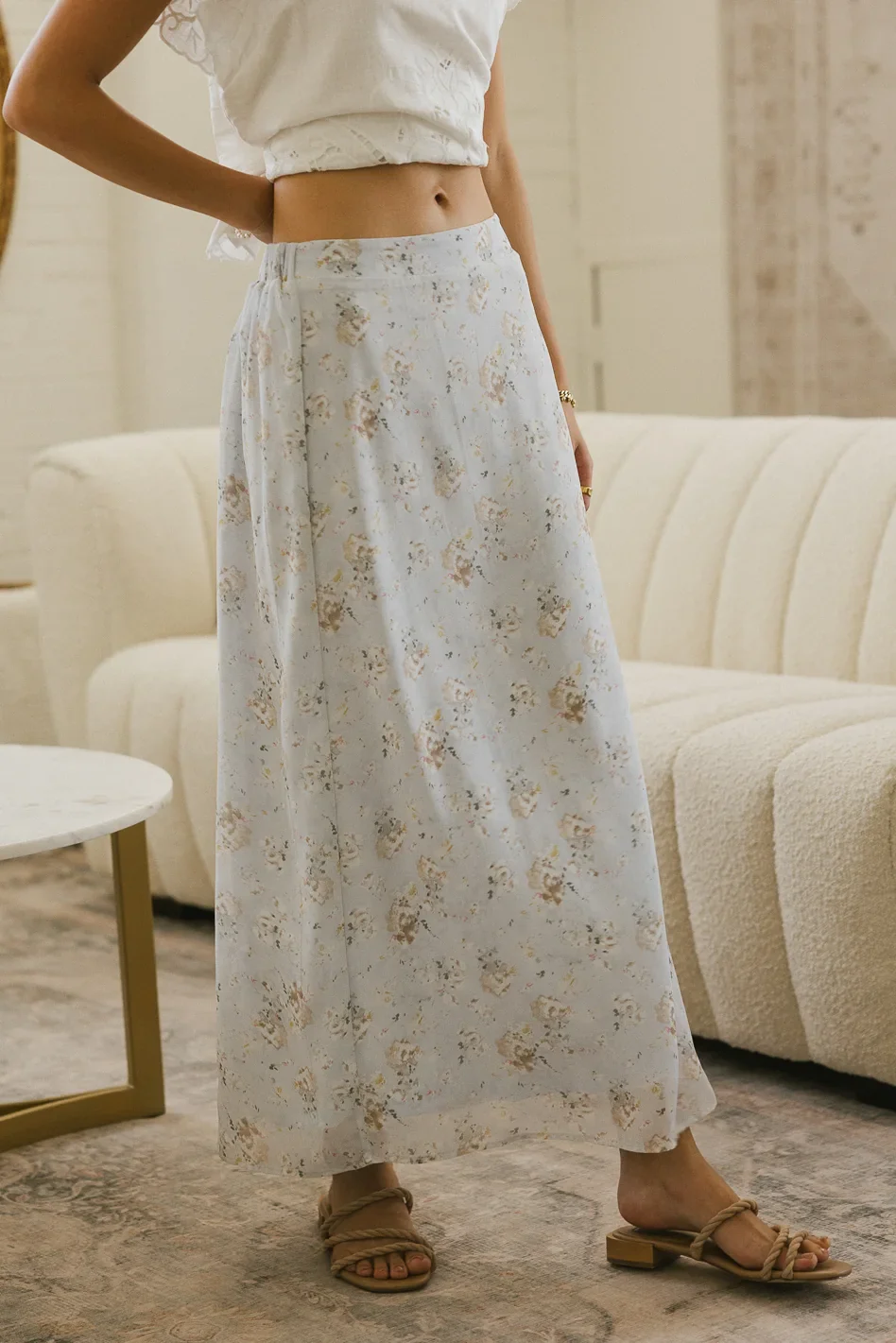 Luz Floral Maxi Skirt - Image 5