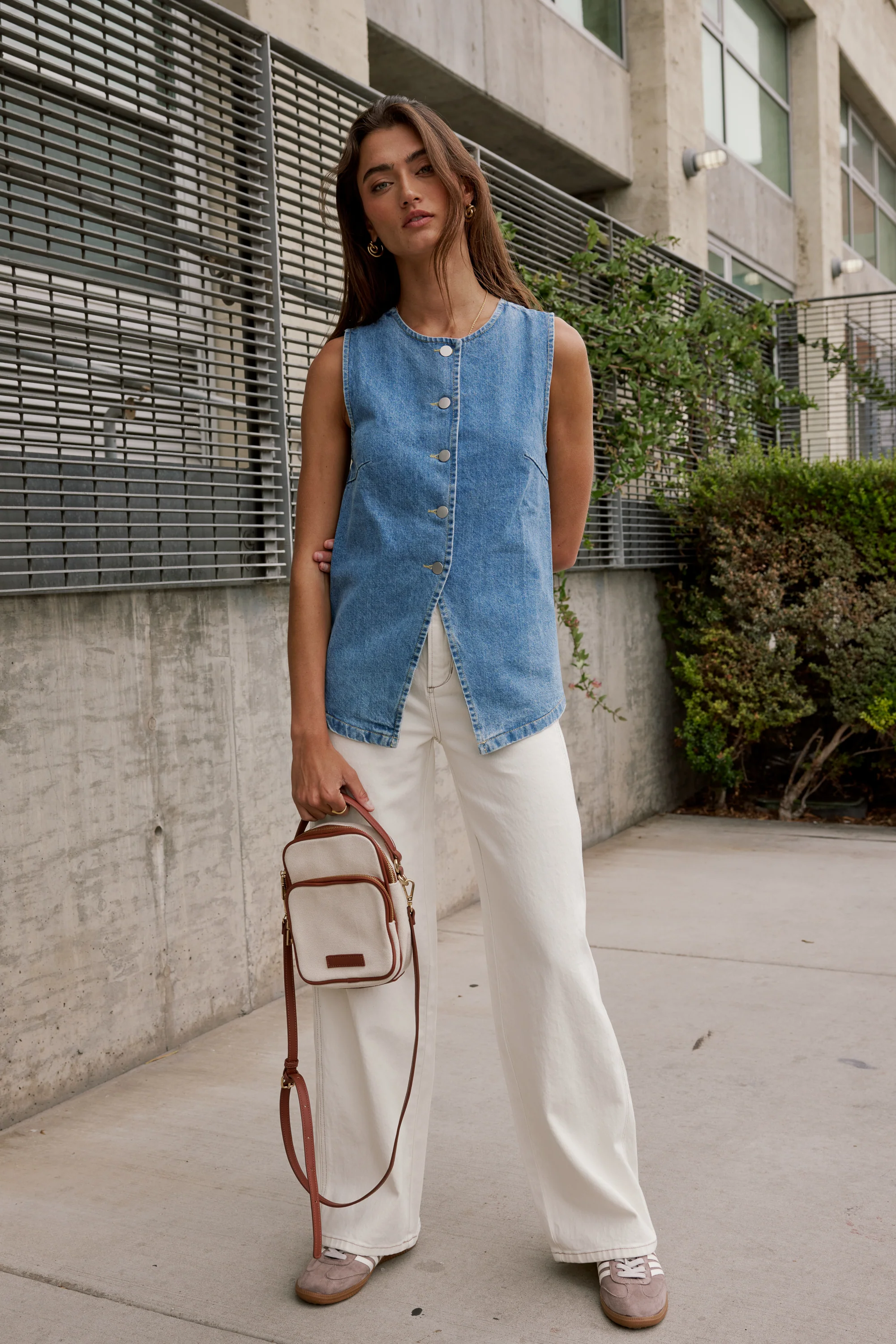 Lyra Denim Vest - FINAL SALE