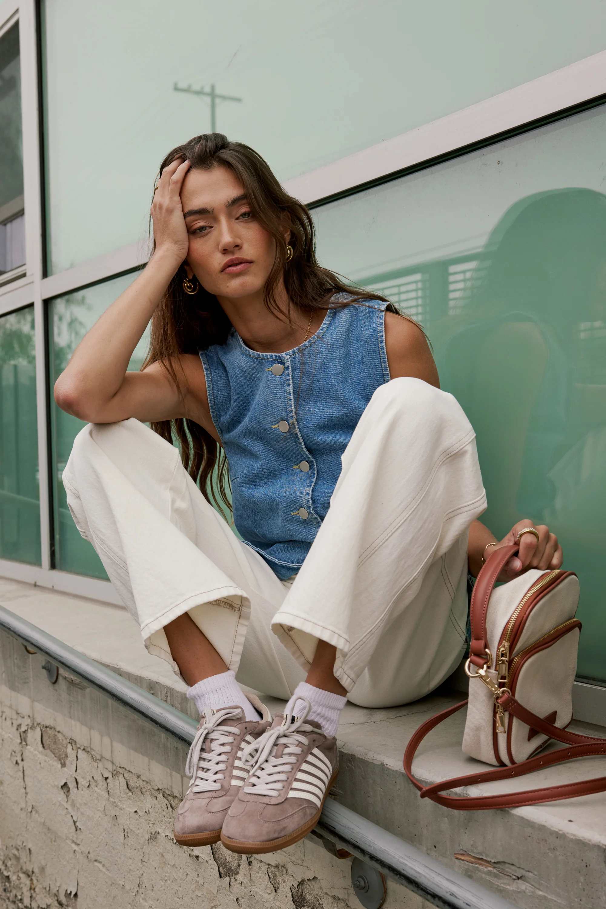 Lyra Denim Vest - FINAL SALE - Image 8