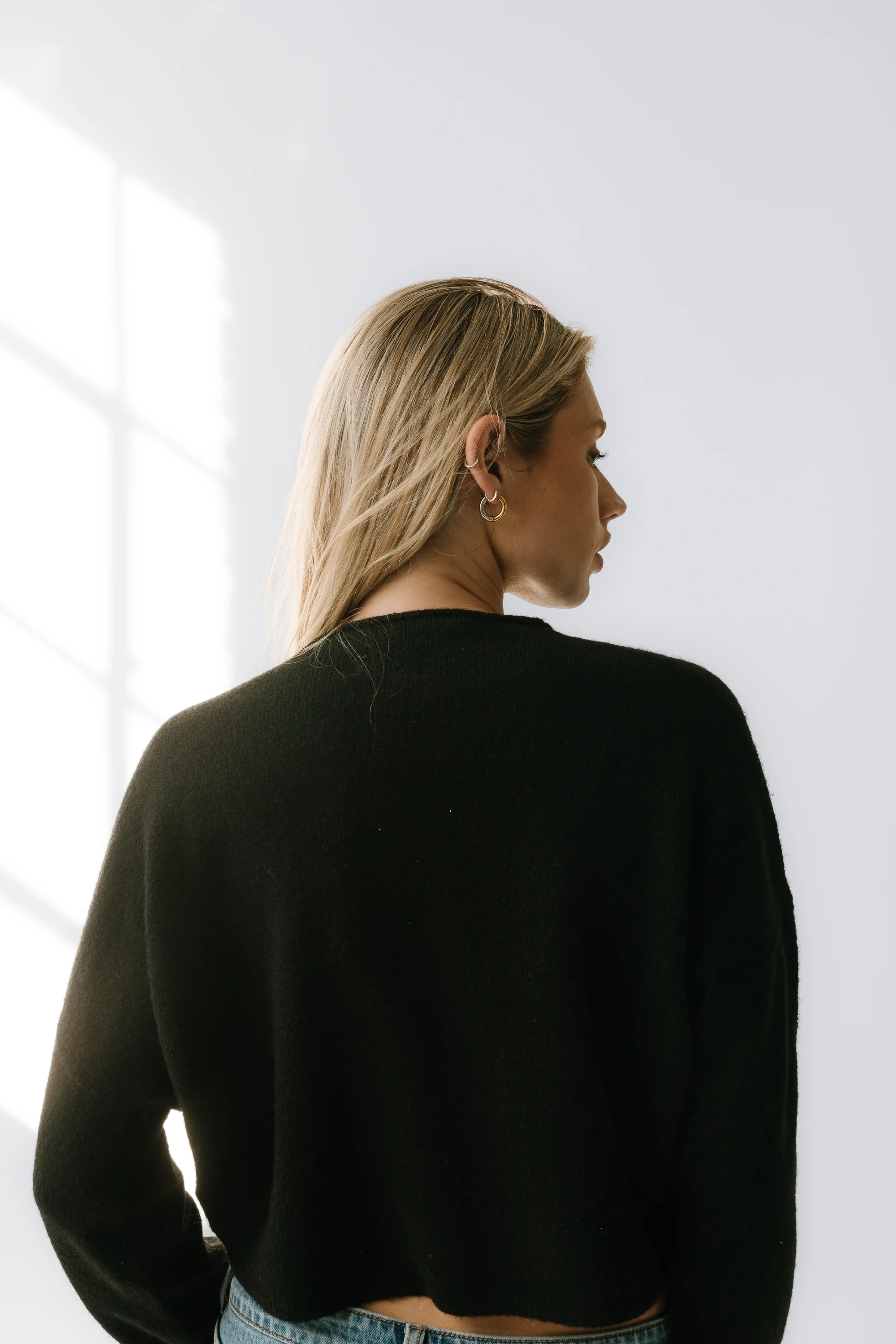 Maci Cardigan in Black - FINAL SALE - Image 2