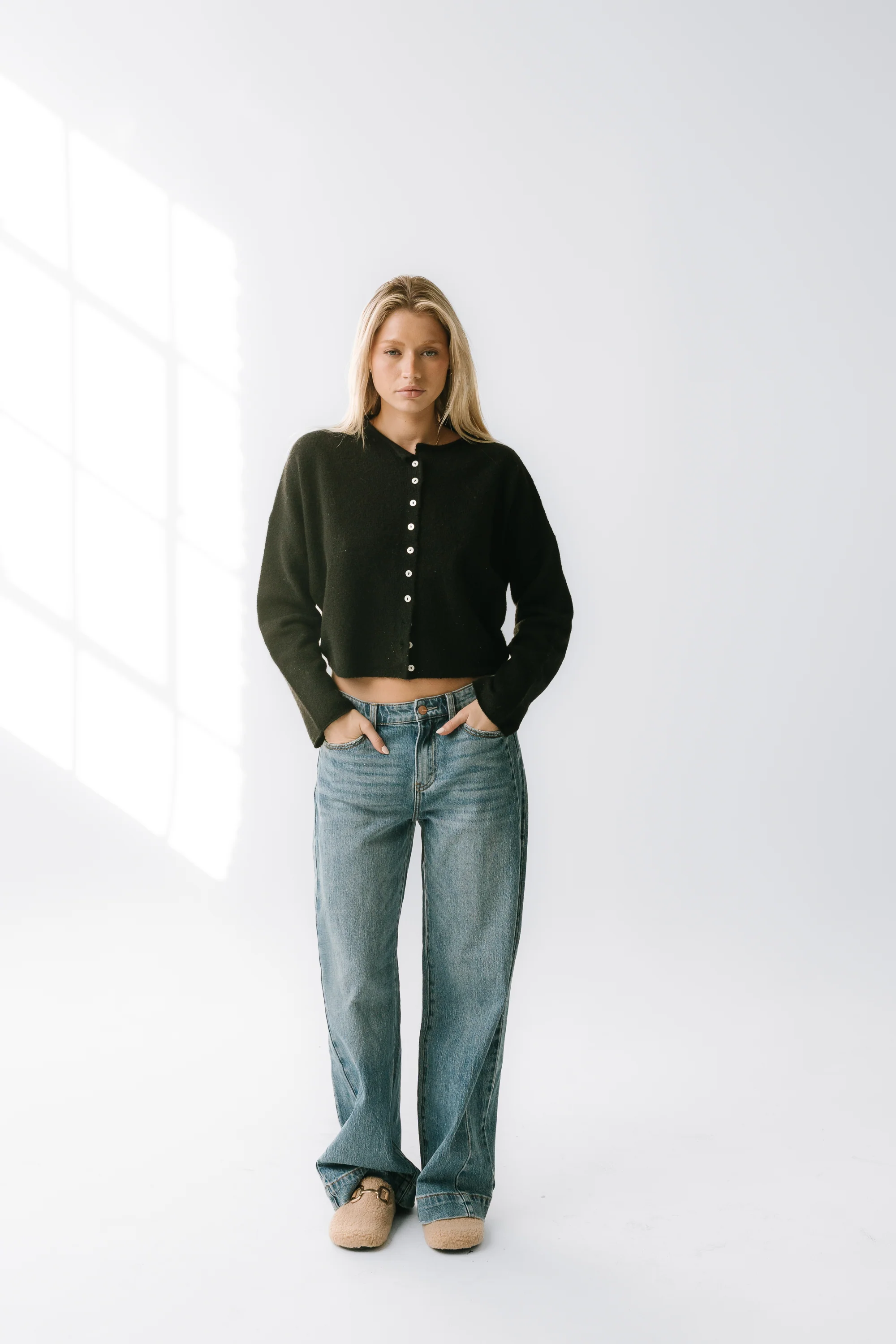 Maci Cardigan in Black - FINAL SALE - Image 3