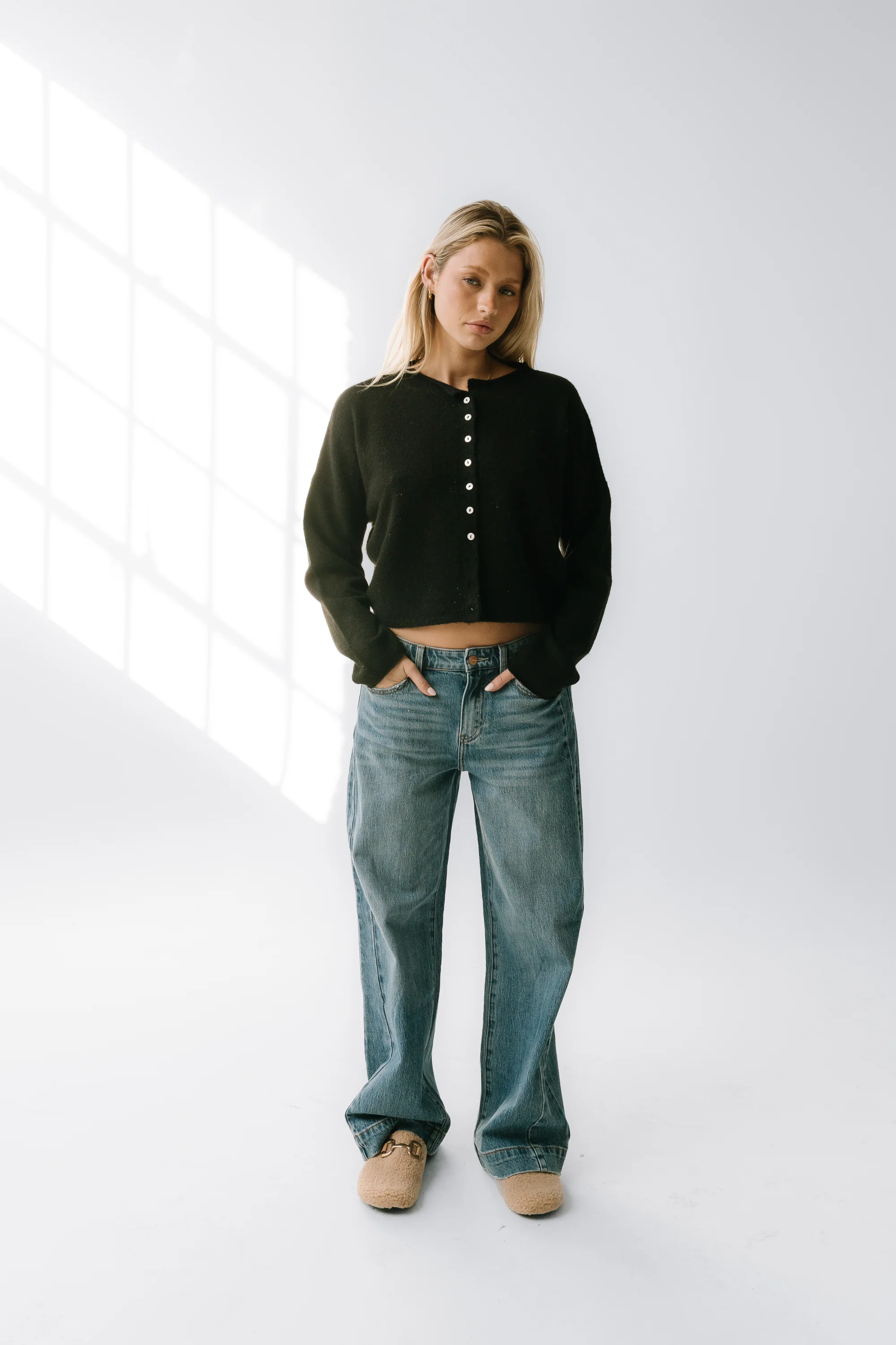 Maci Cardigan in Black - FINAL SALE - Image 5