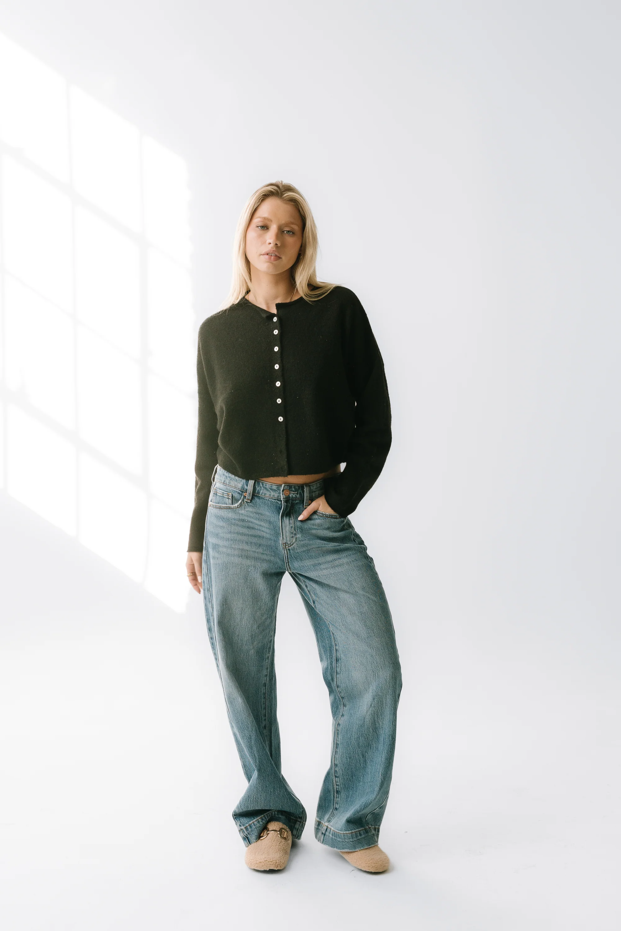 Maci Cardigan in Black - FINAL SALE - Image 6