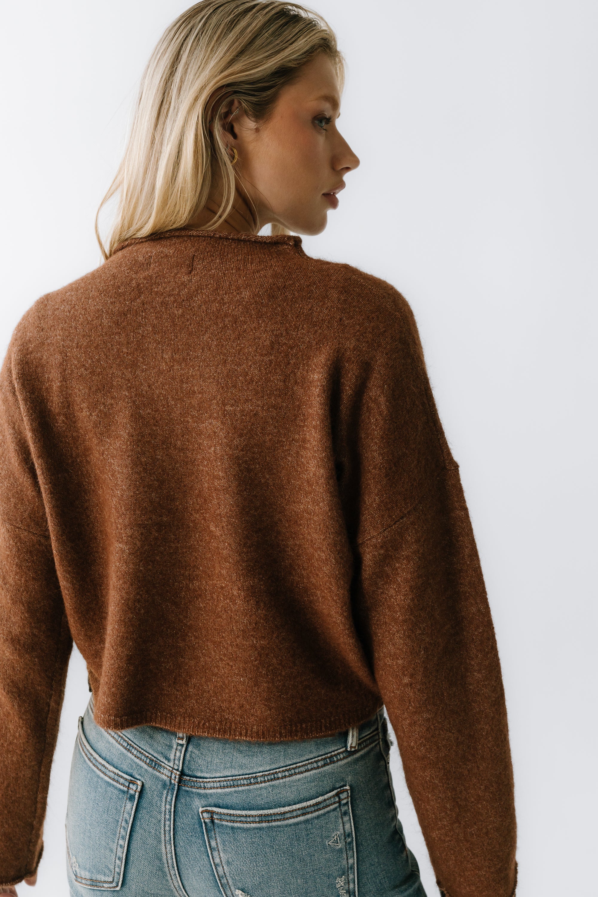 Maci Cardigan in Brown - FINAL SALE - Image 9