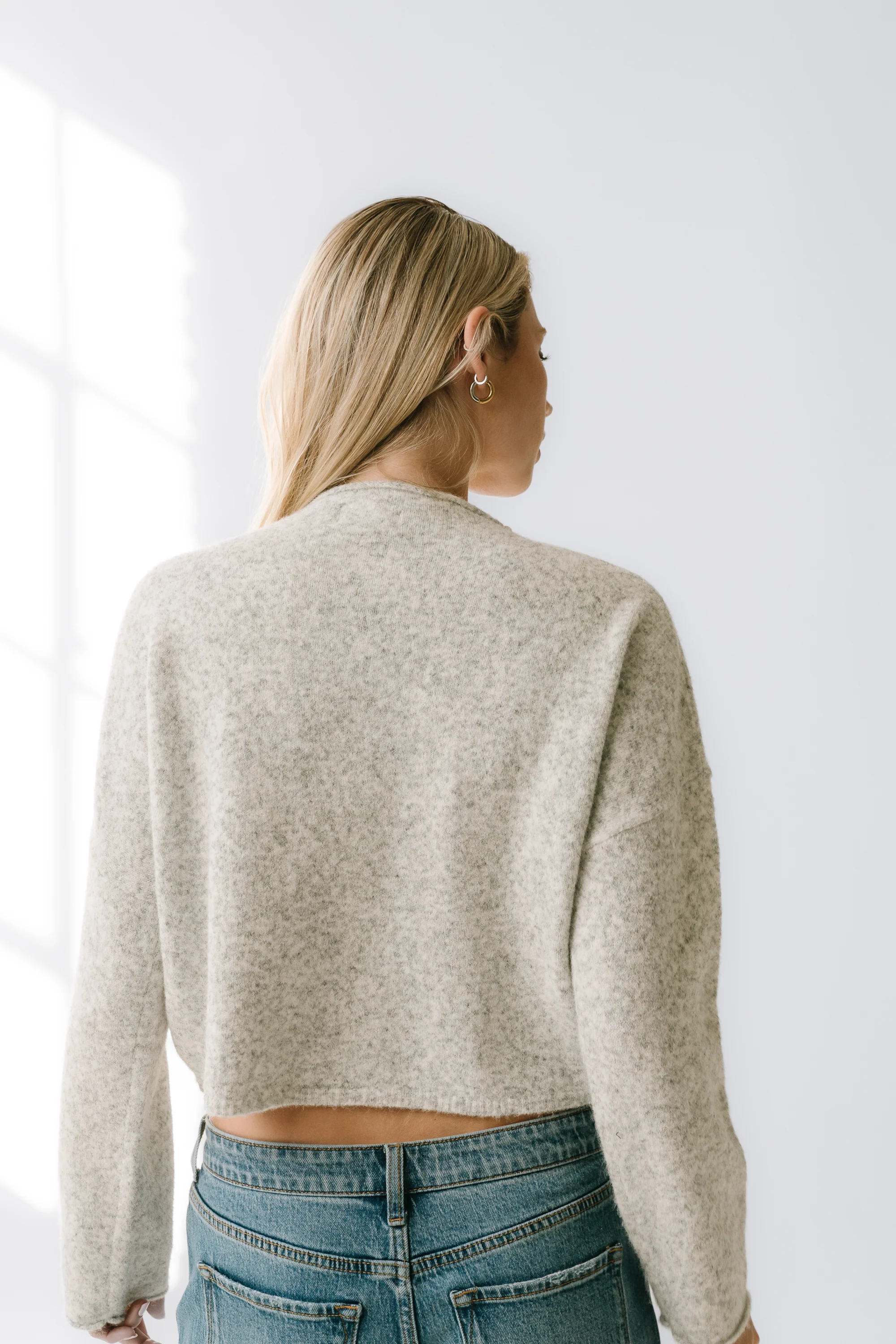 Maci Cardigan in Grey - FINAL SALE - Image 11