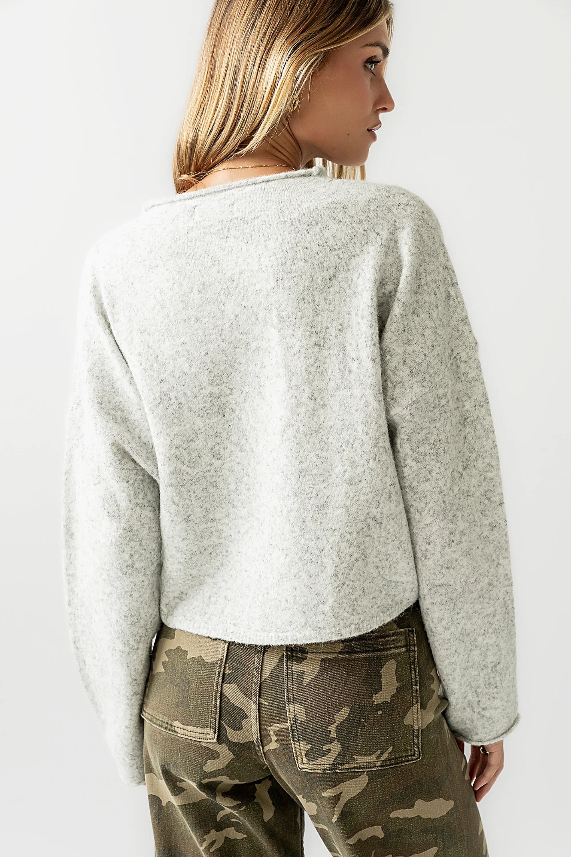 Maci Cardigan in Grey - FINAL SALE - Image 4