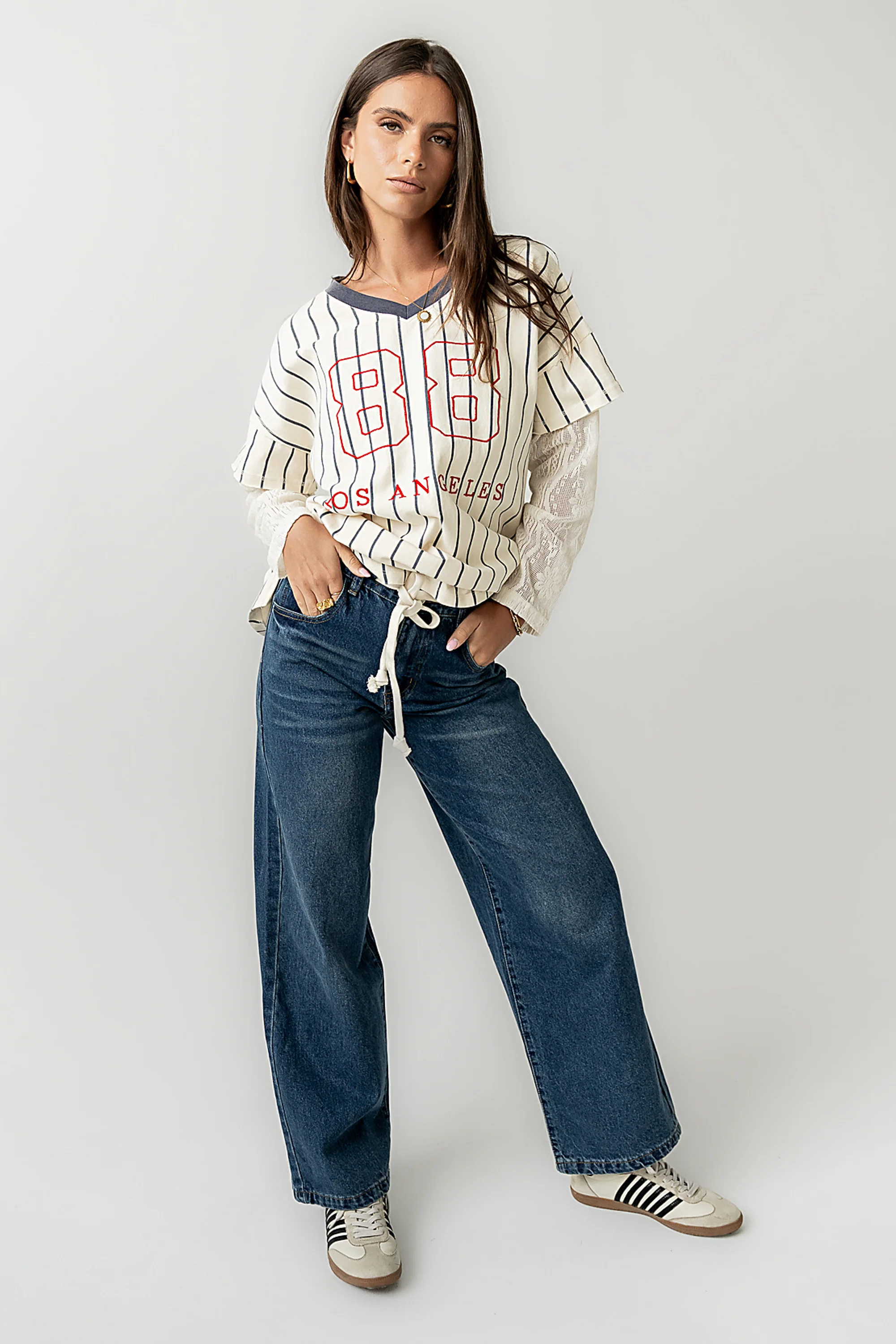 Maci Low Slung Baggy Jeans - FINAL SALE - Image 3