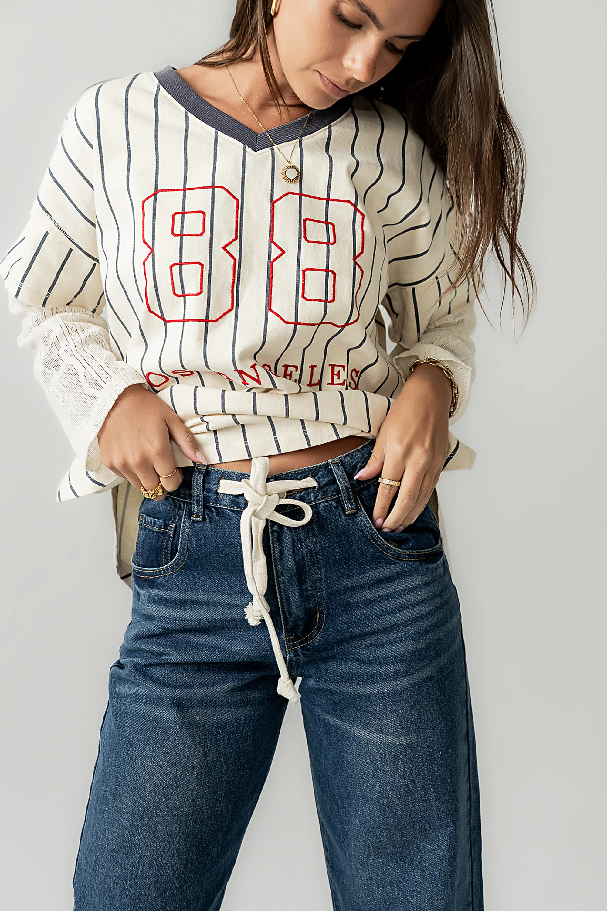 Maci Low Slung Baggy Jeans - FINAL SALE - Image 4