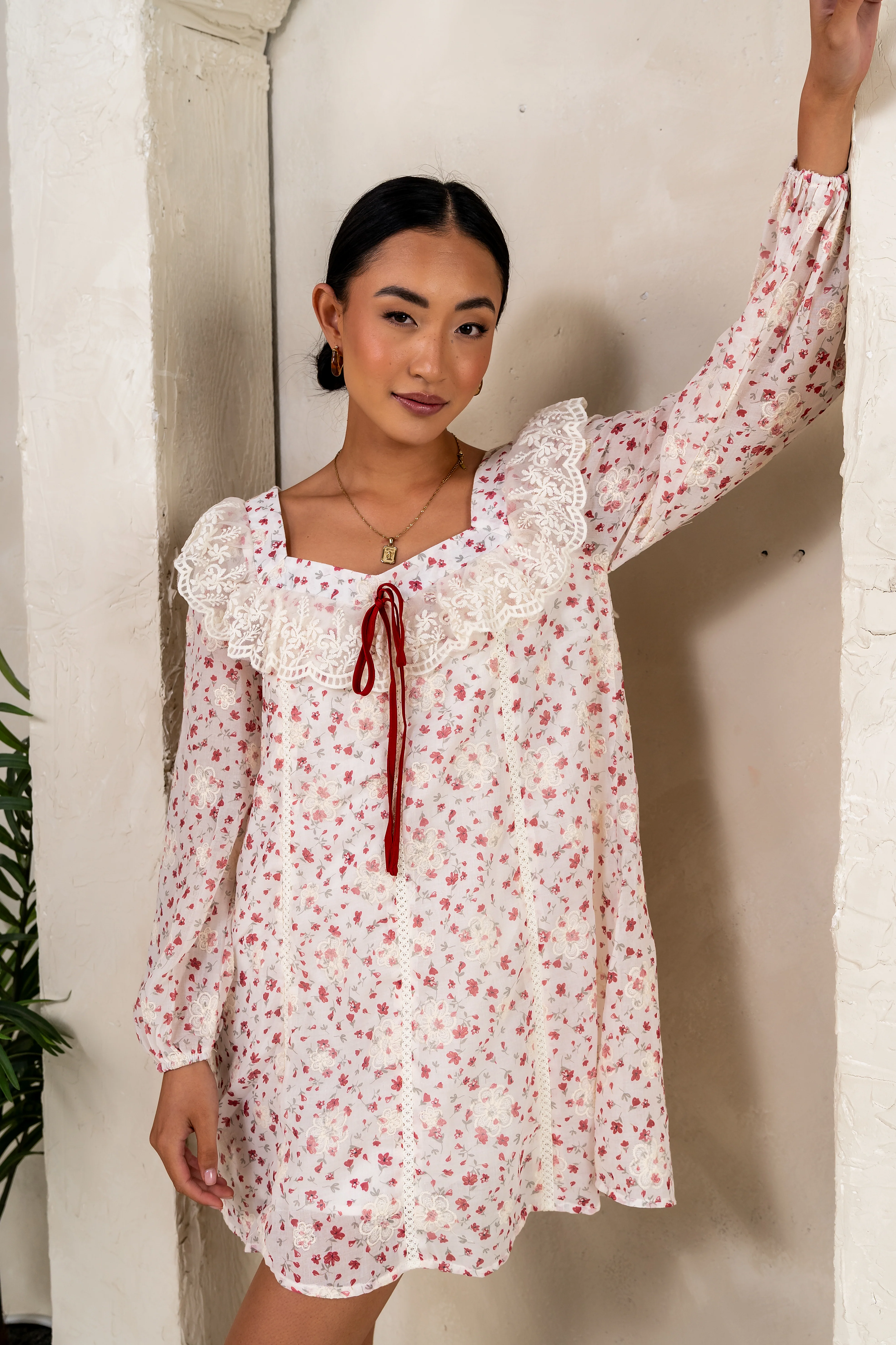 Macy Floral Babydoll Dress - FINAL SALE - Image 6