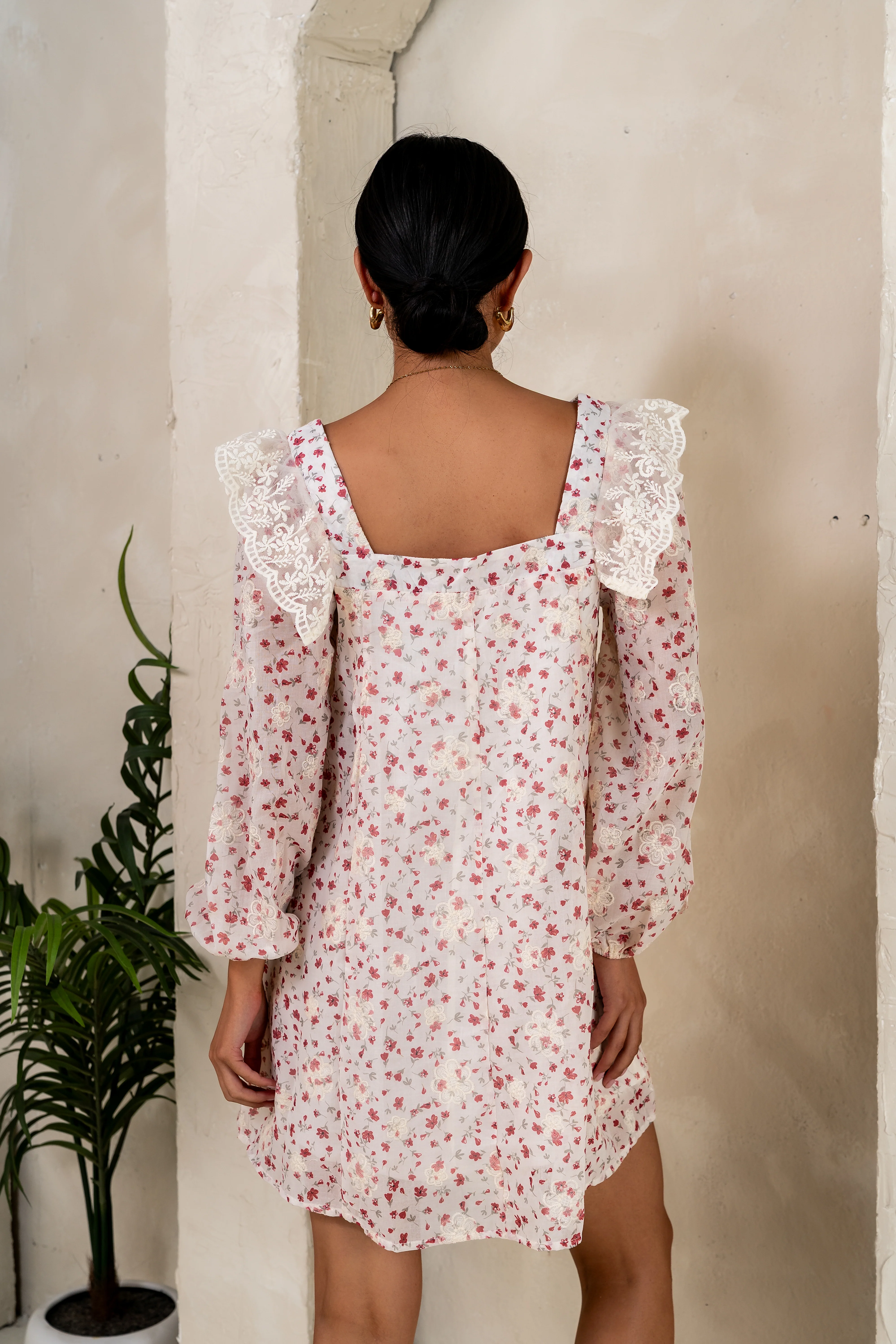 Macy Floral Babydoll Dress - FINAL SALE - Image 7
