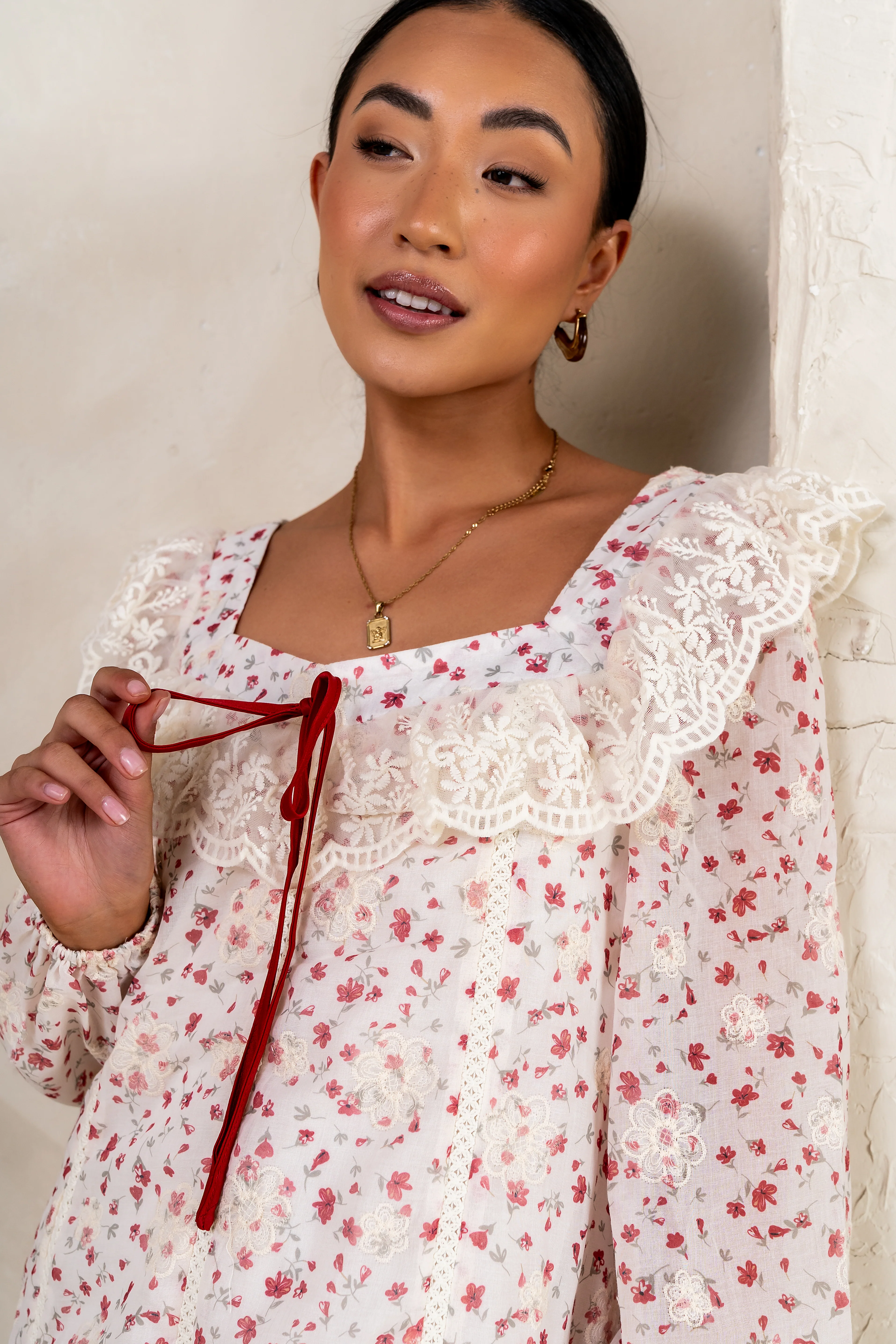 Macy Floral Babydoll Dress - FINAL SALE - Image 8