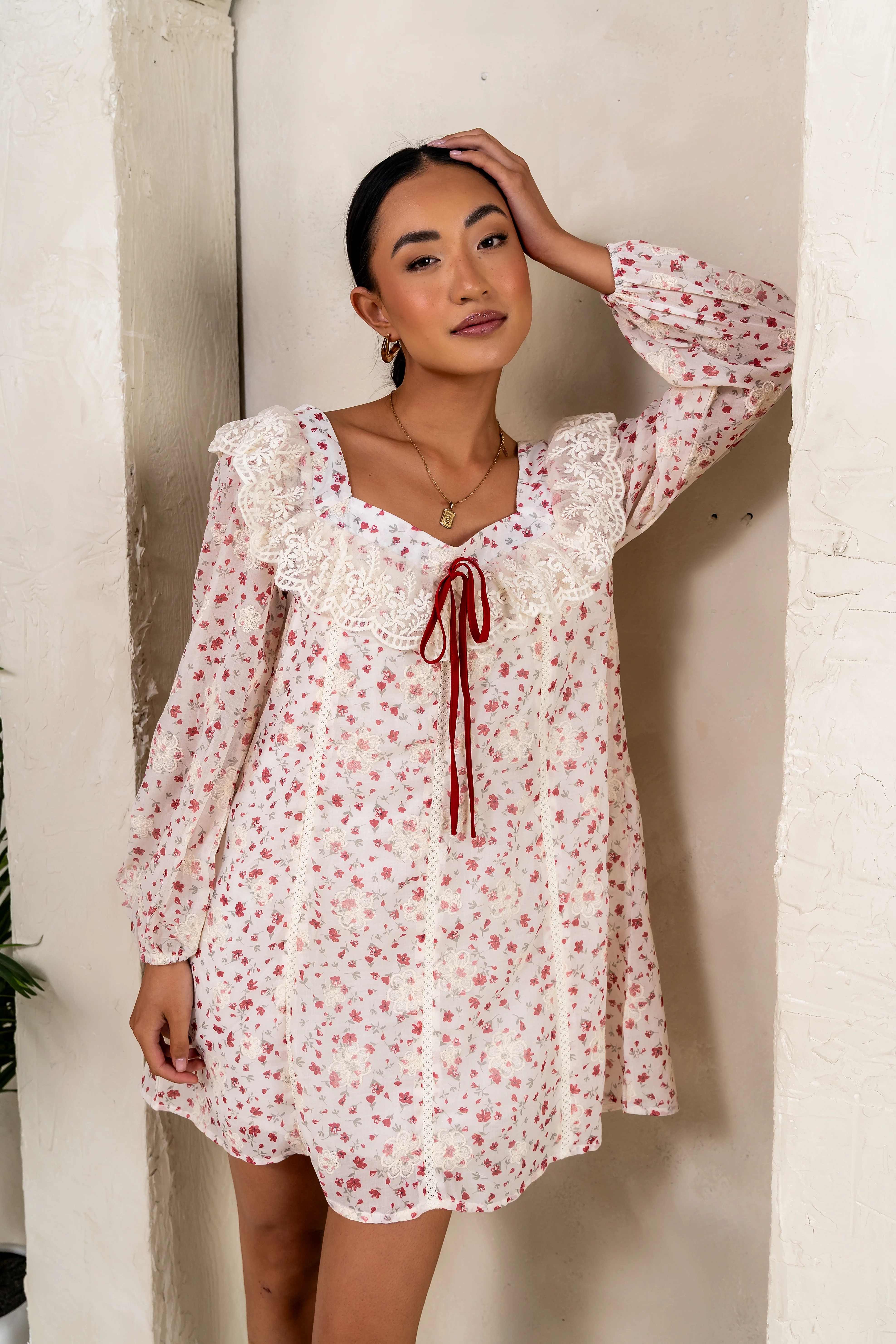 Macy Floral Babydoll Dress - FINAL SALE - Image 9