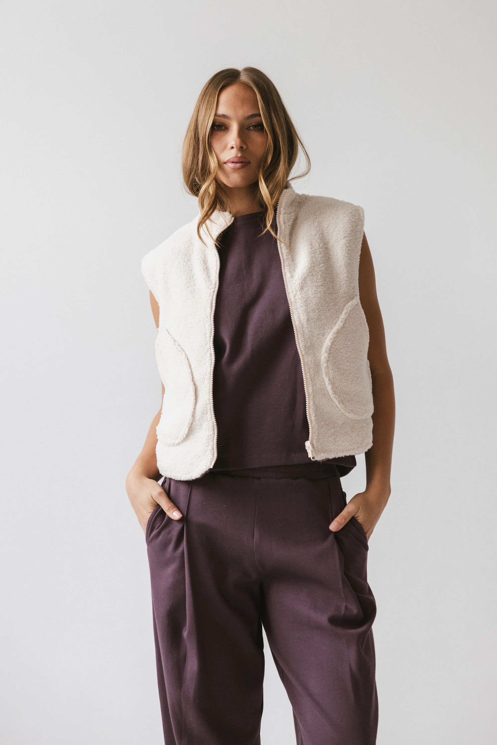Maddox Reversible Sherpa Vest - FINAL SALE - Image 5