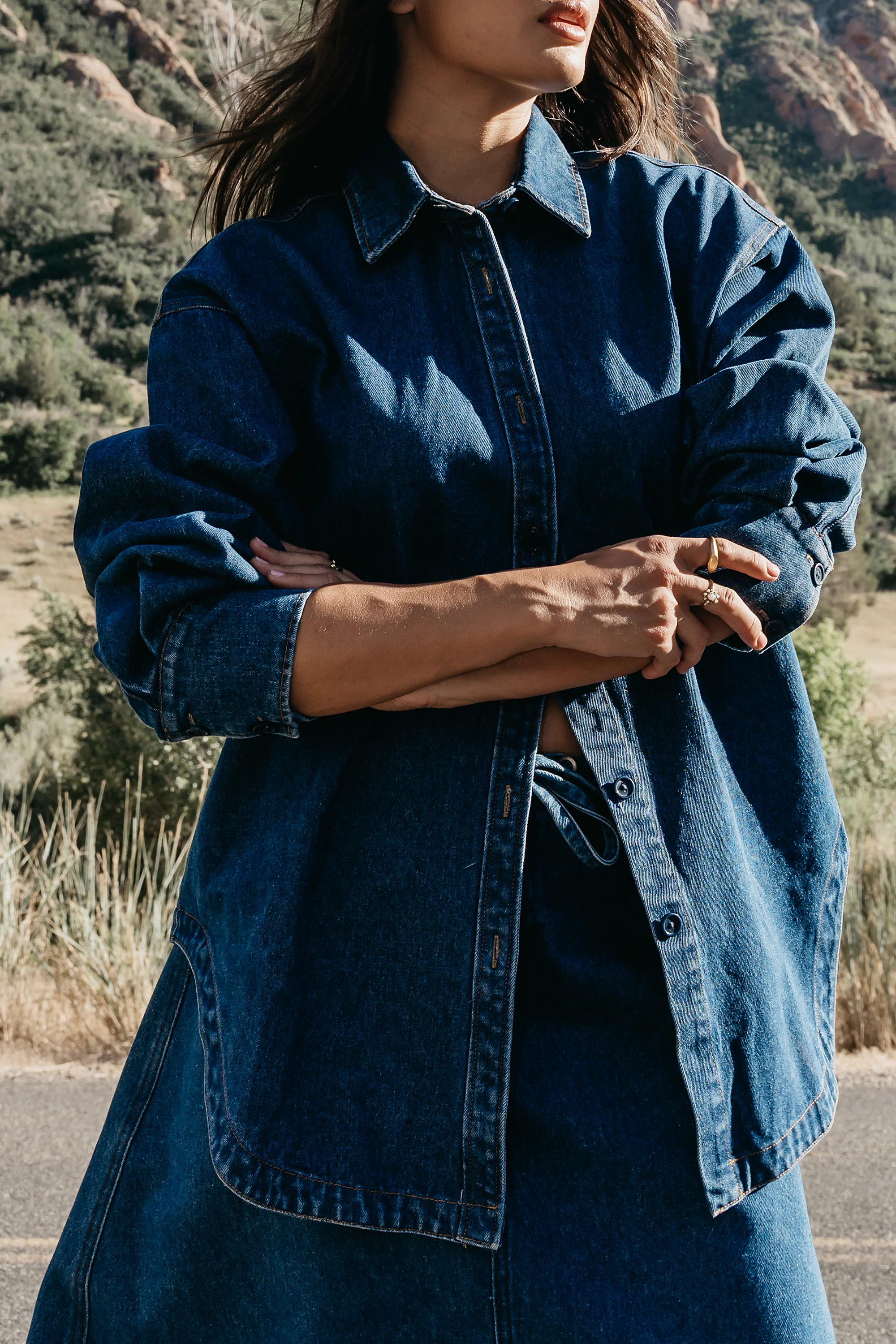 Maddy Oversized Button Up - FINAL SALE - Image 4