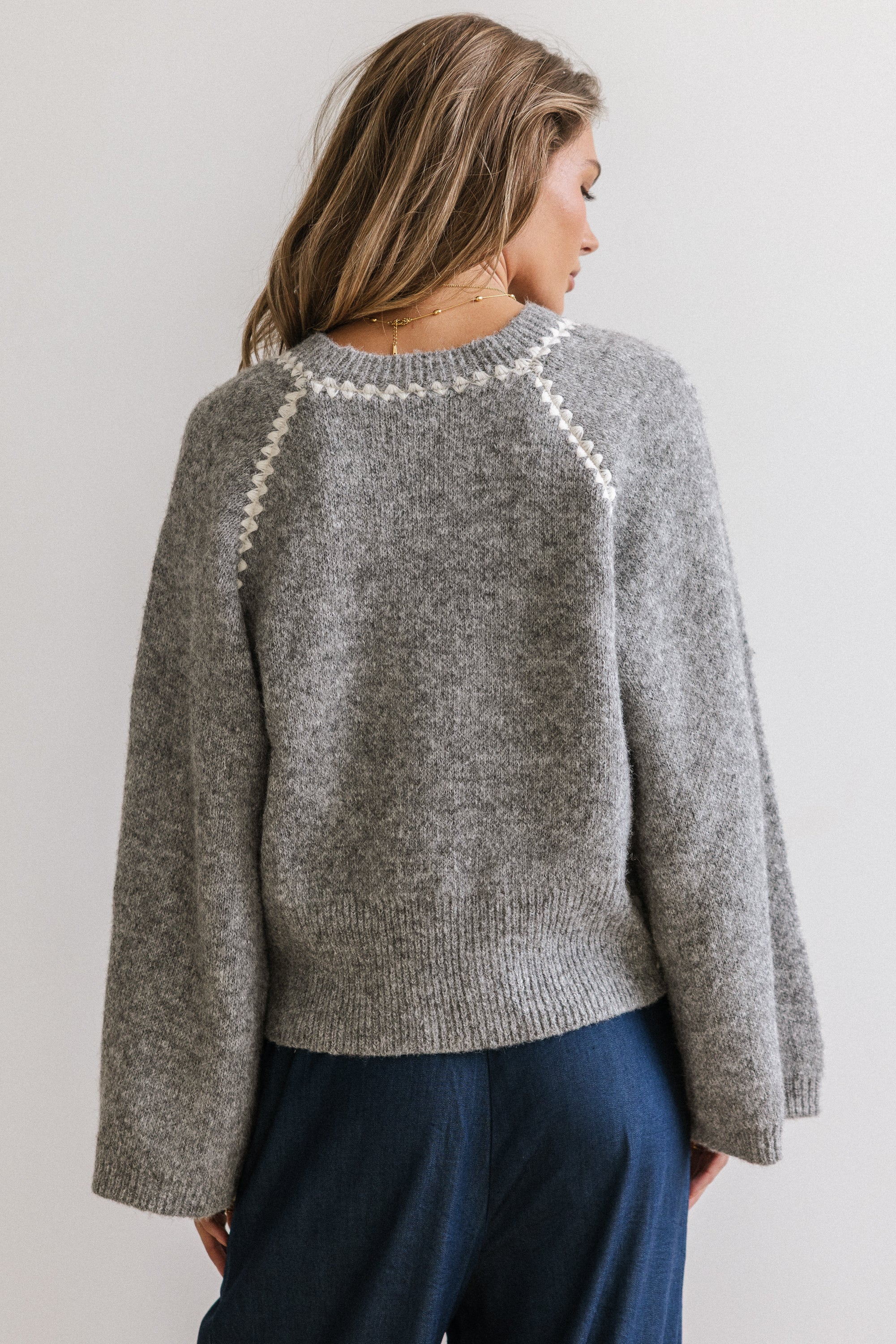 Maddy Ric Rac Knit Sweater - Image 2
